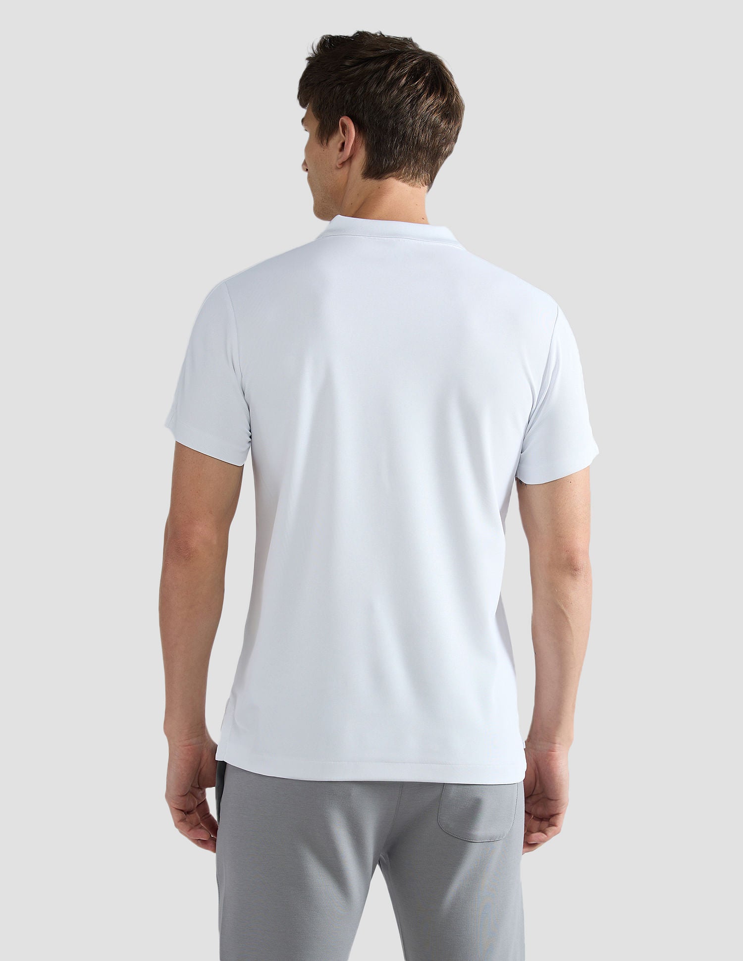 Appliqued Slim Polo Shirt White - U.S. Polo Assn. India | Large