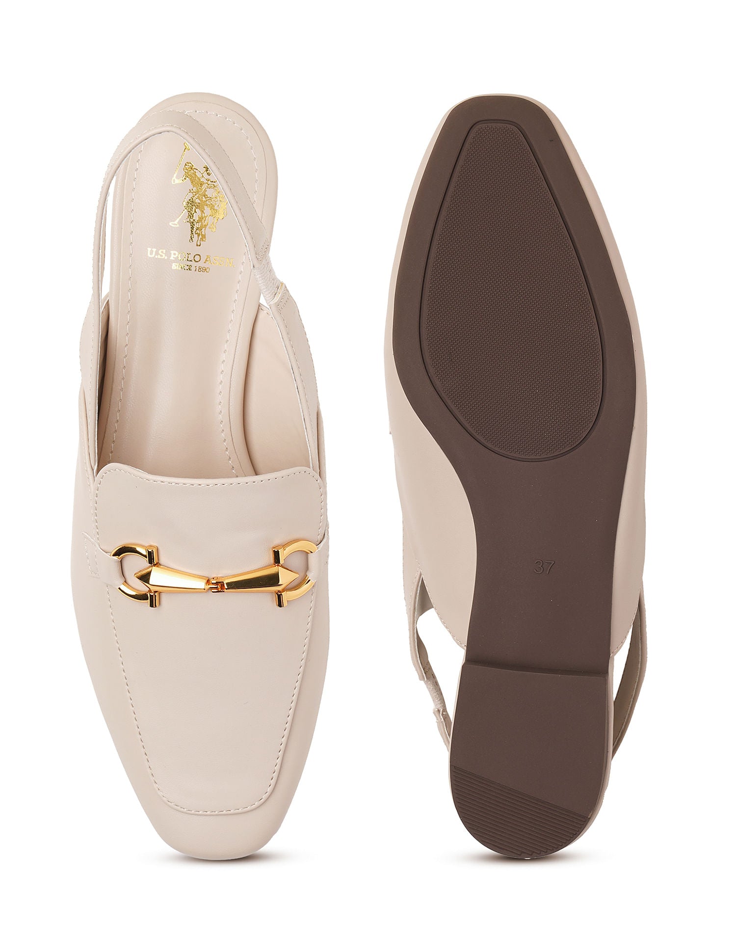 Ankle Strap Amalia Ballerinas Nude - U.S. POLO ASSN. | Large