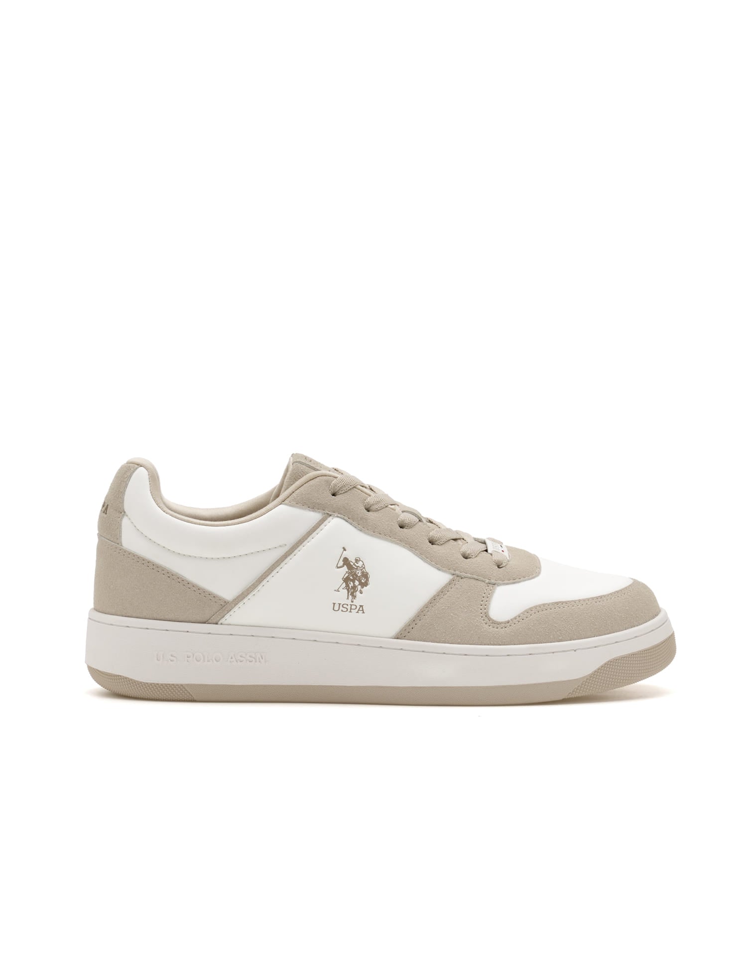 Men Joan 2.0 Colourblocked Sneakers Beige - U.S. Polo Assn. India | Large