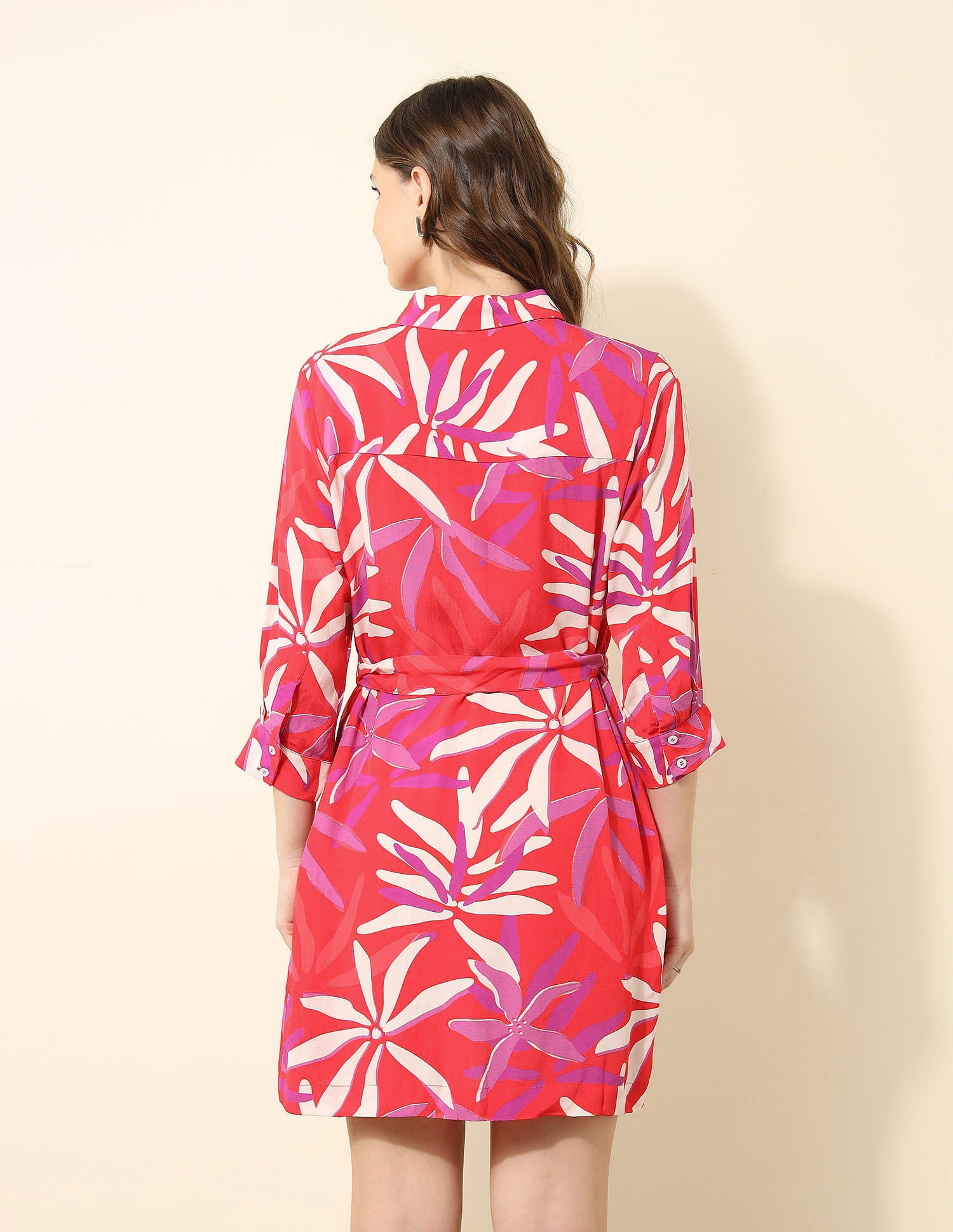 Floral Printed Shirt Dress Multi-colour - U.S. POLO ASSN. | Large