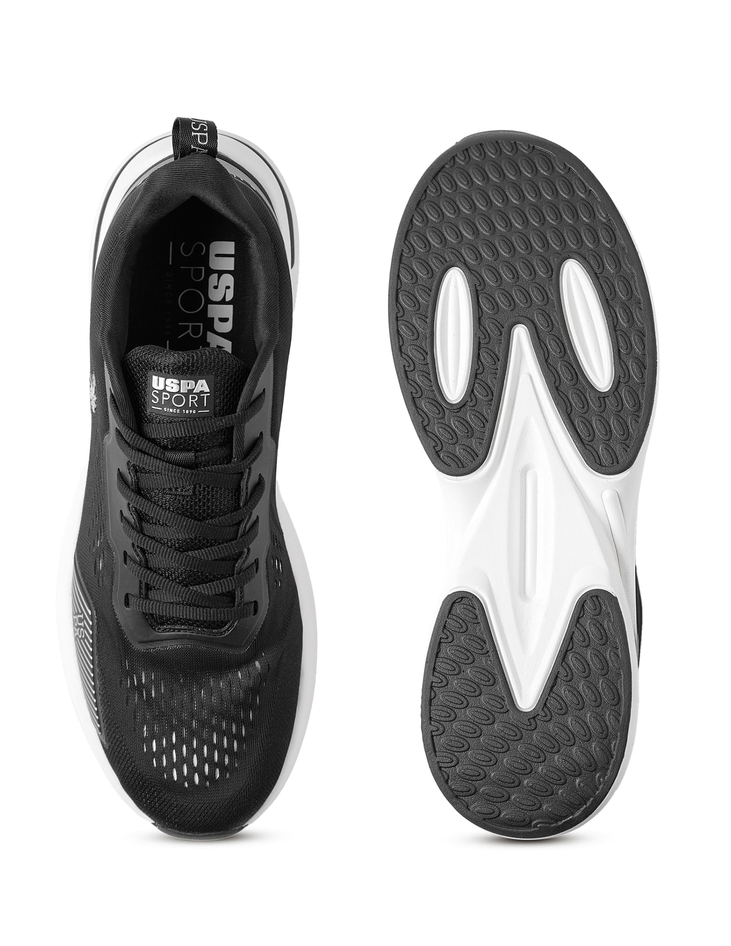 Men Wright Black Uspa Sport  Sneakers Black - U.S. POLO ASSN. | Large