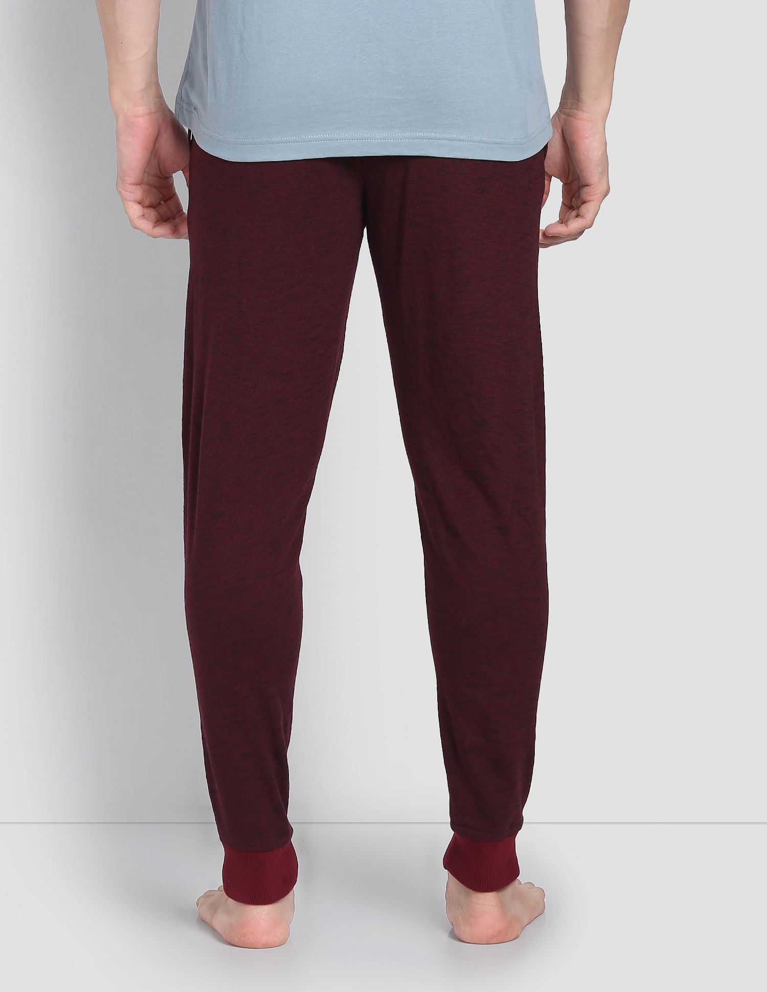 Heathered Drawstring Waist LJ004 Joggers - Pack Of 1 Red - U.S. POLO ASSN. | Large