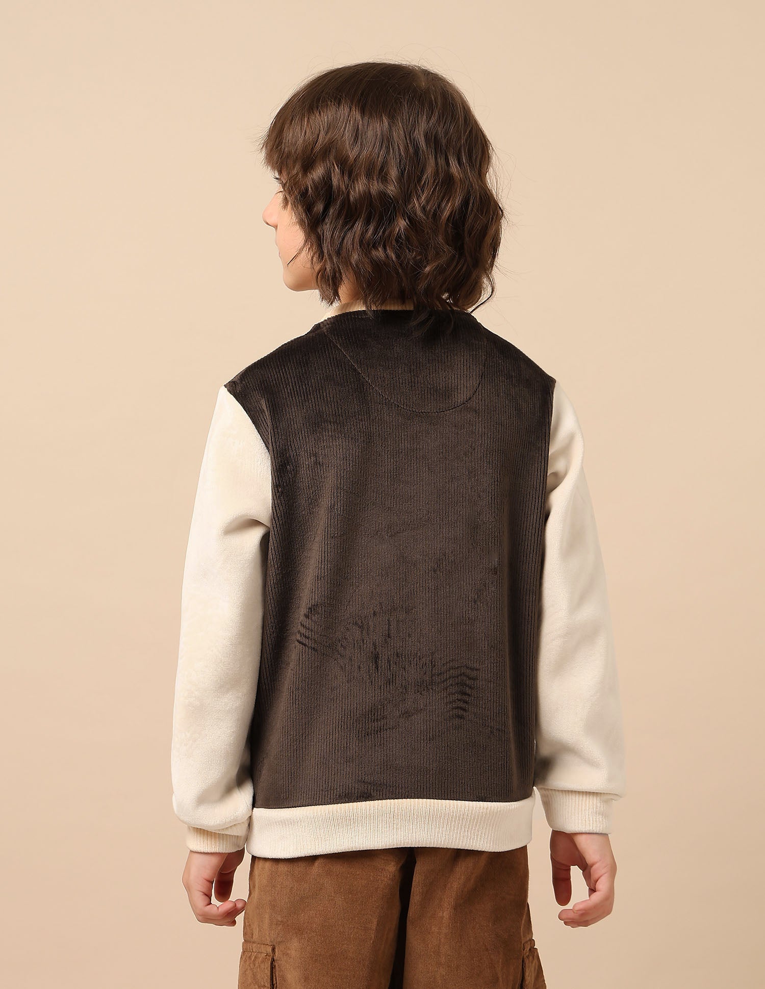 Boys Brand Embroidered Regular Fit Sweatshirt Off White - U.S. POLO ASSN. | Large