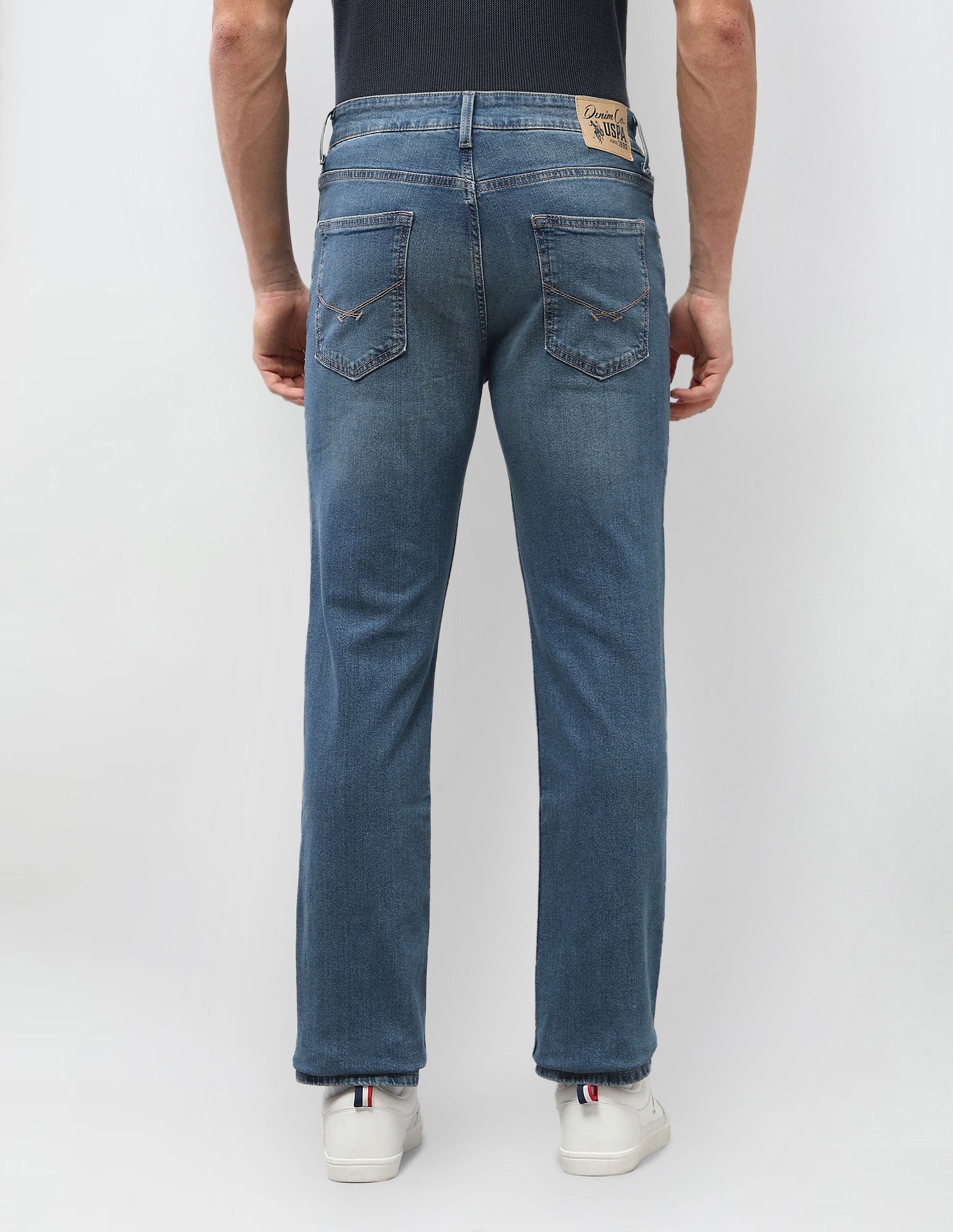 Mid Rise Bootcut Fit Jeans Black - U.S. Polo Assn. India | Large