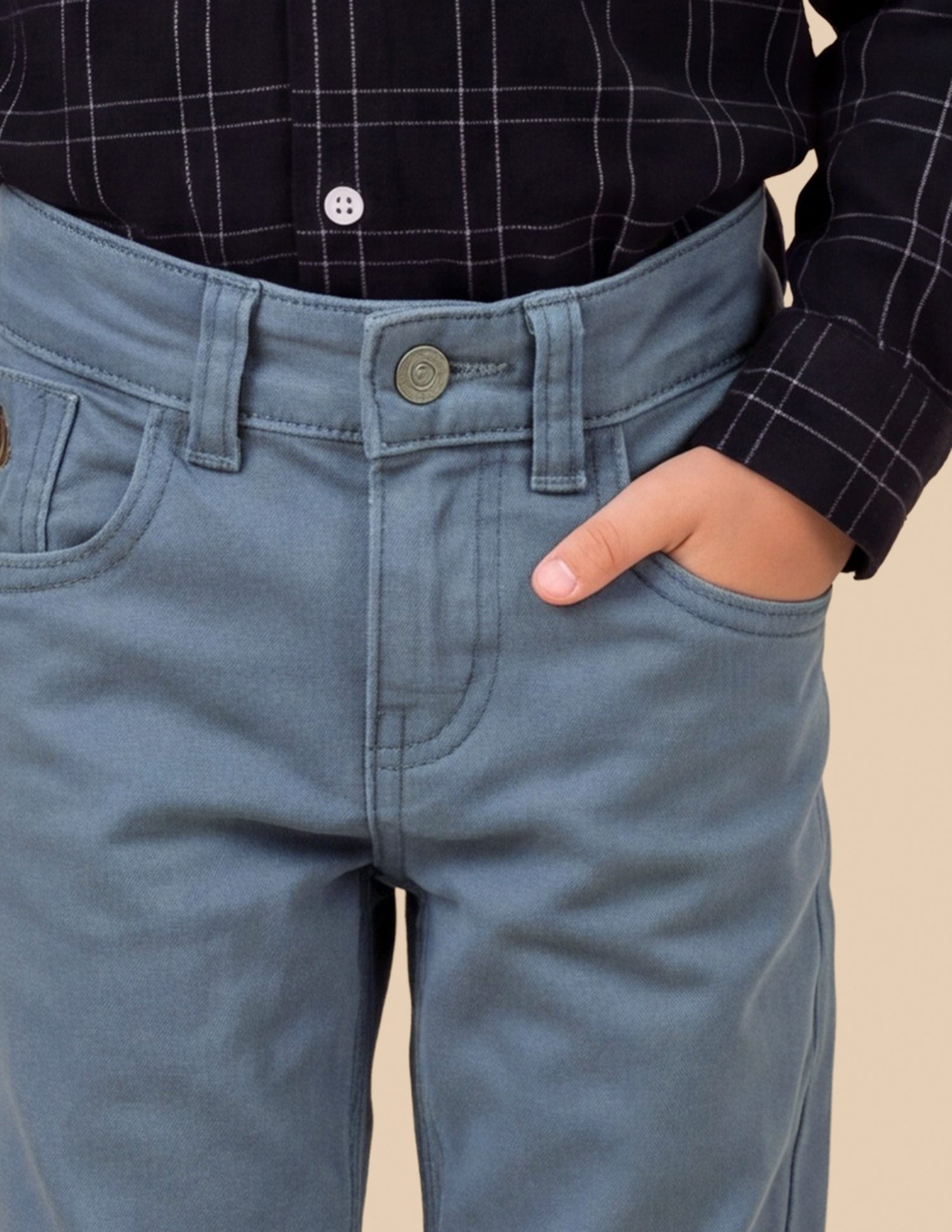 Relaxed Fit Blue Jeans Blue - U.S. Polo Assn. India | Large