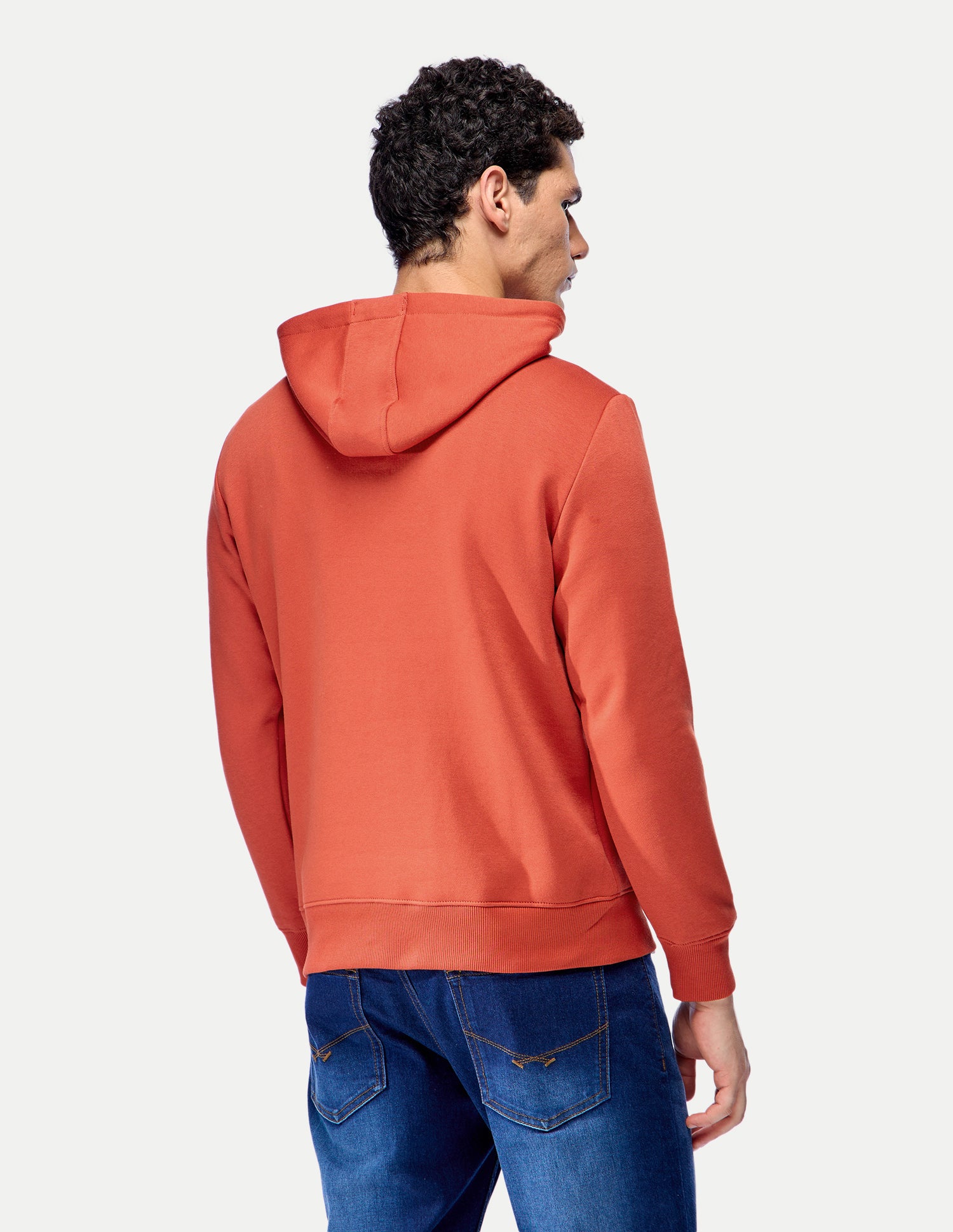 Brand Applique Regular Fit Sweatshirt Rust - U.S. Polo Assn. India | Large
