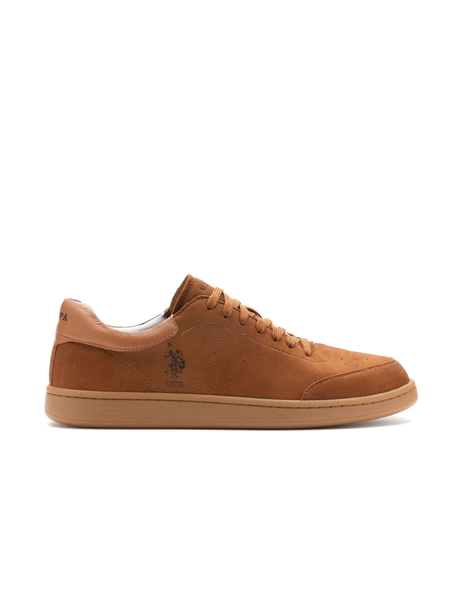 Mens Caldera Leather Sneakers Tan - U.S. Polo Assn. India | Large
