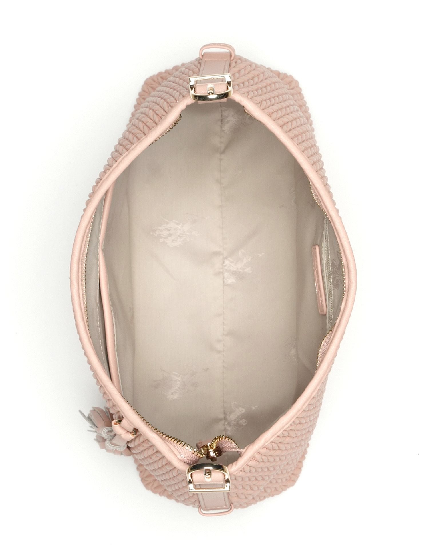 Bridget Textured Hangbag Nude - U.S. POLO ASSN. | Large