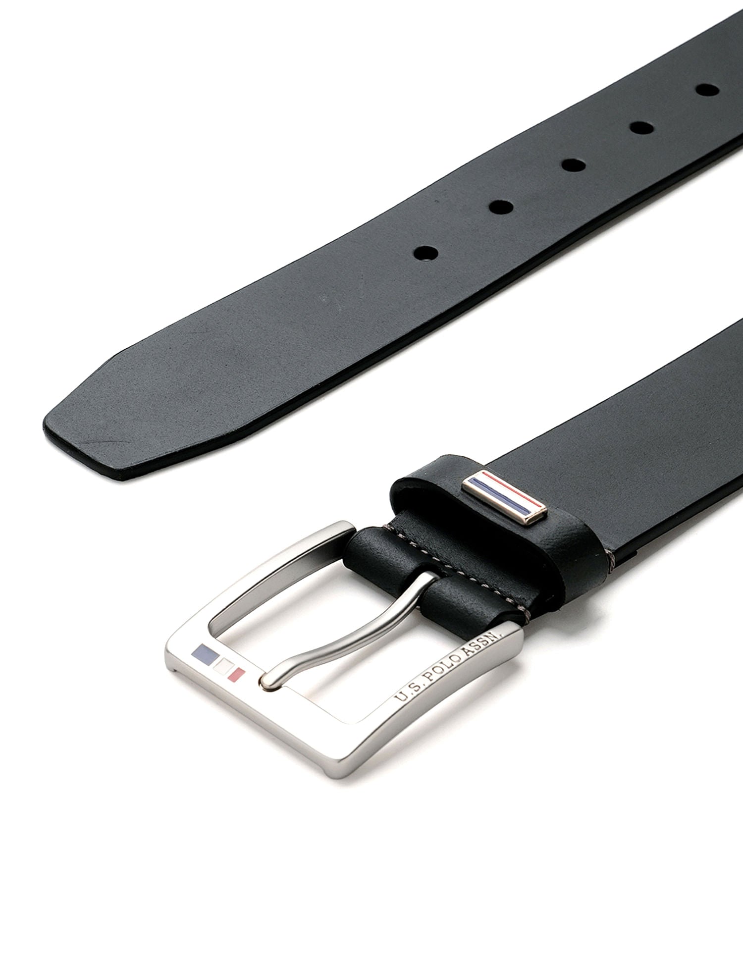 Men Supermont Leather Belt Grey - U.S. POLO ASSN. | Large