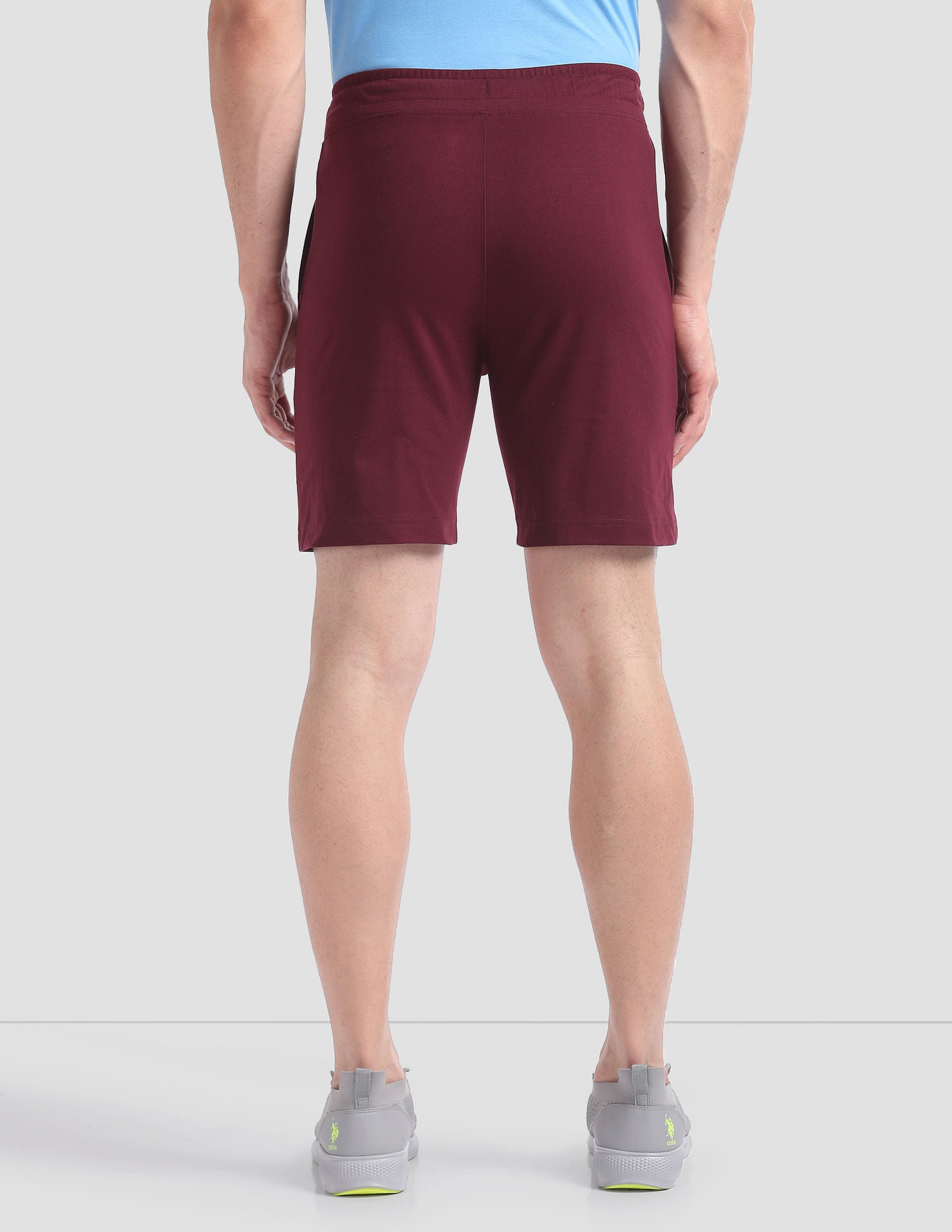 Relaxed Fit Logo IYBF Lounge Shorts - Pack Of 1 Maroon - U.S. POLO ASSN. | Large