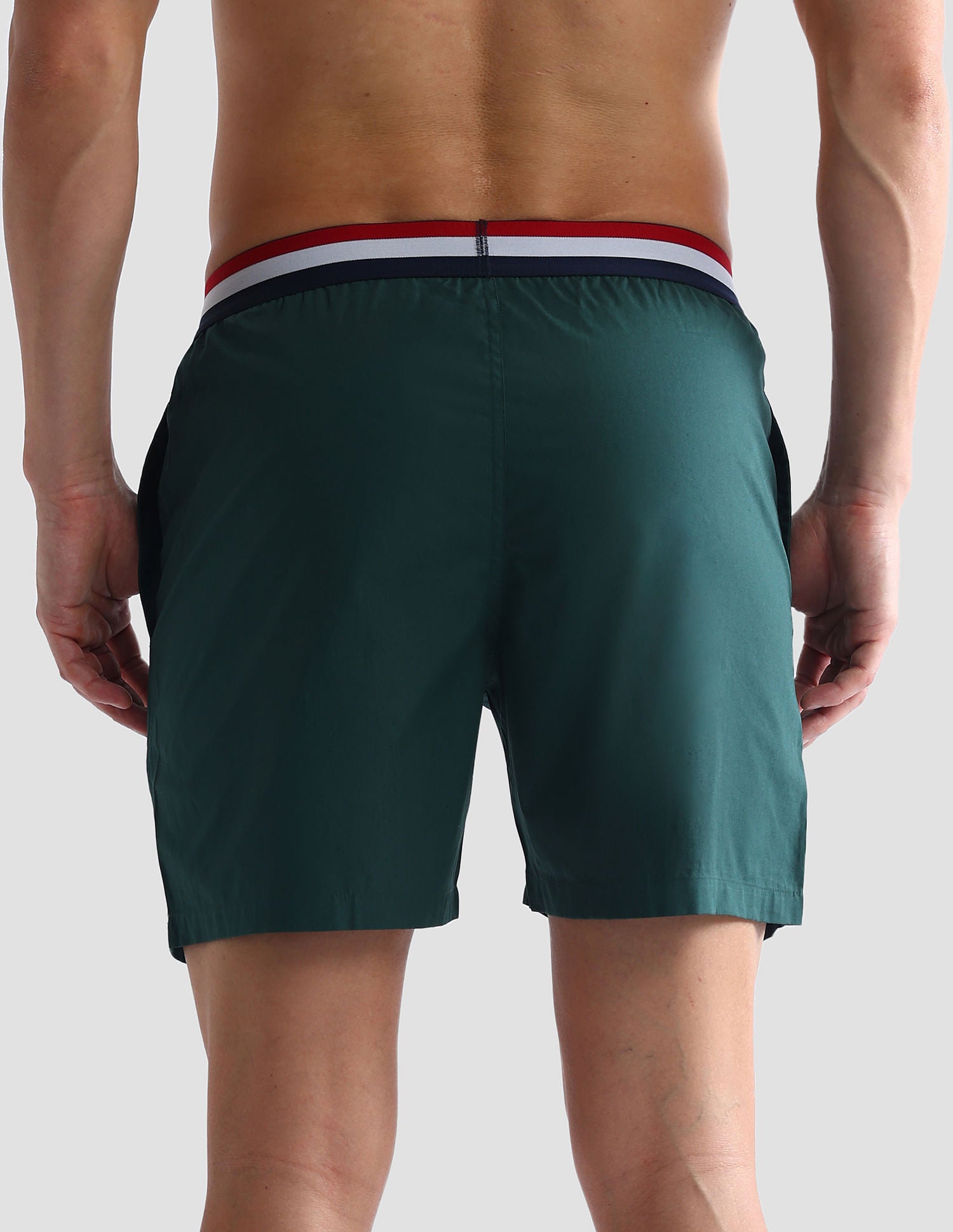 Pure Cotton Solid IYBE Boxers  - Pack Of 1 Green - U.S. POLO ASSN. | Large