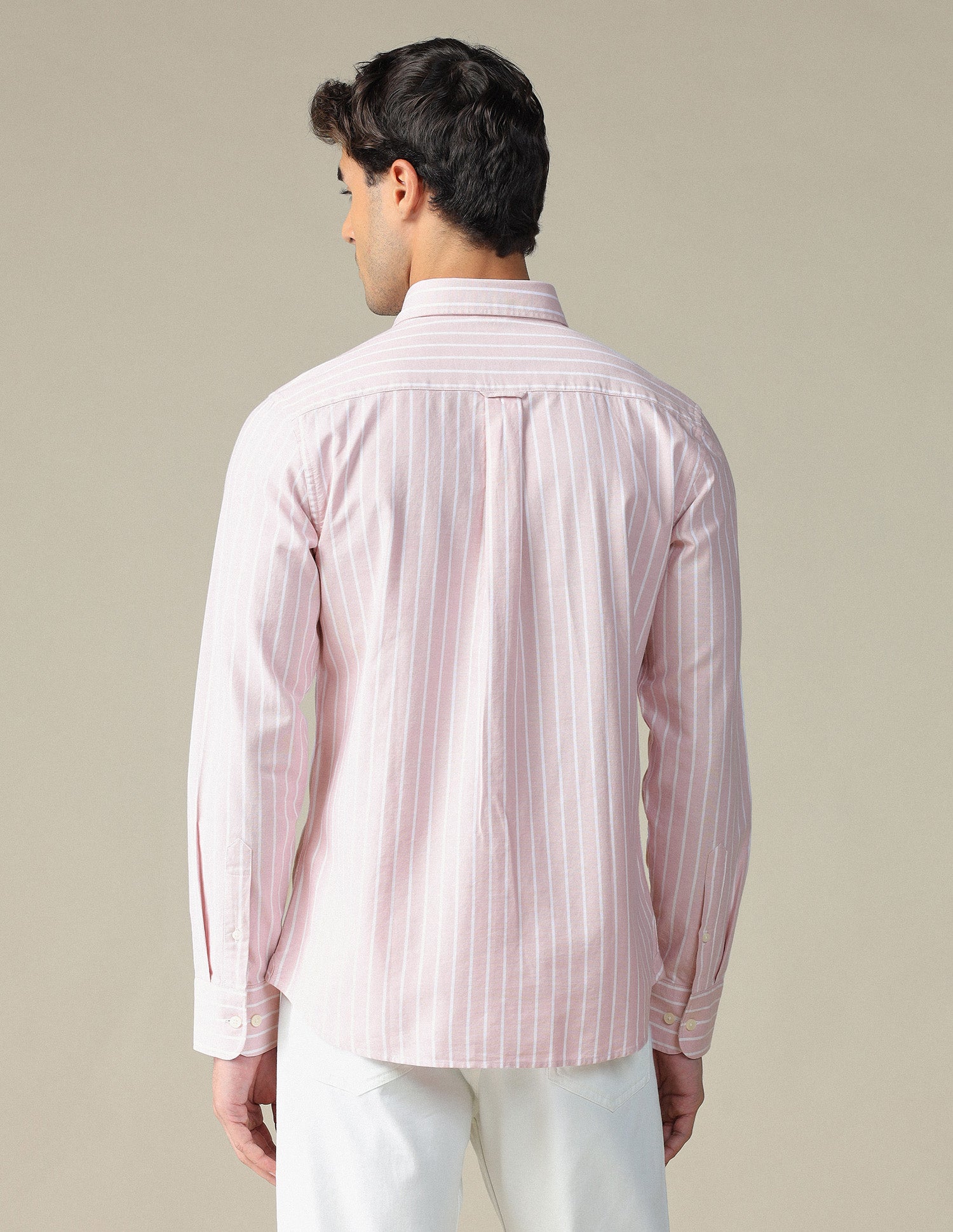 Vertical Striped Button Down Shirt Pink - U.S. POLO ASSN. | Large