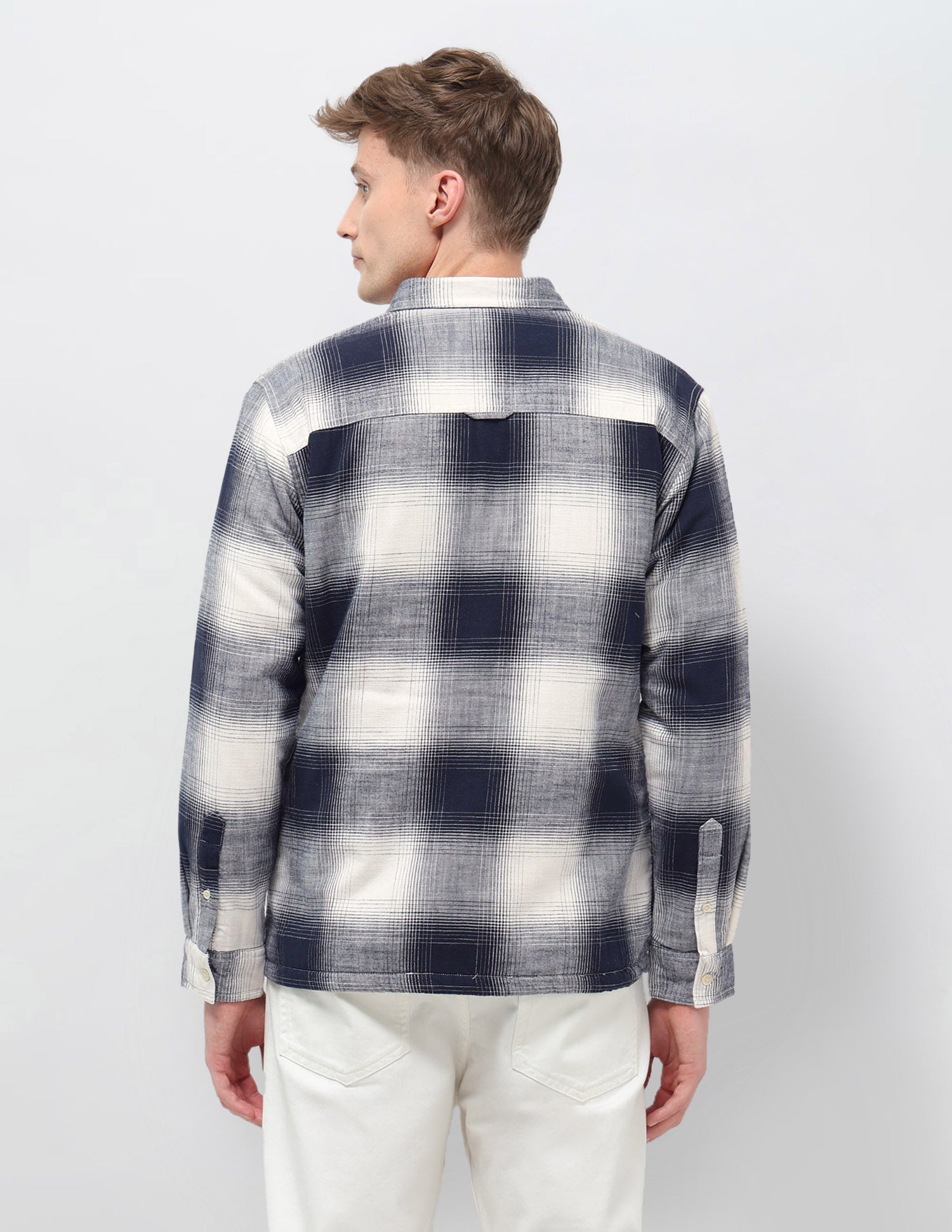 Tartan Checked Slim Fit Shirt Navy - U.S. POLO ASSN. | Large