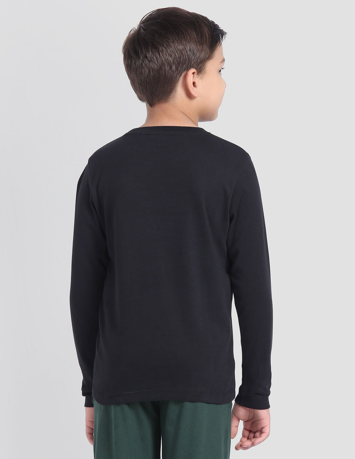 Cotton OKE01 Lounge T-Shirt - Pack Of 1 Black - U.S. POLO ASSN. | Large