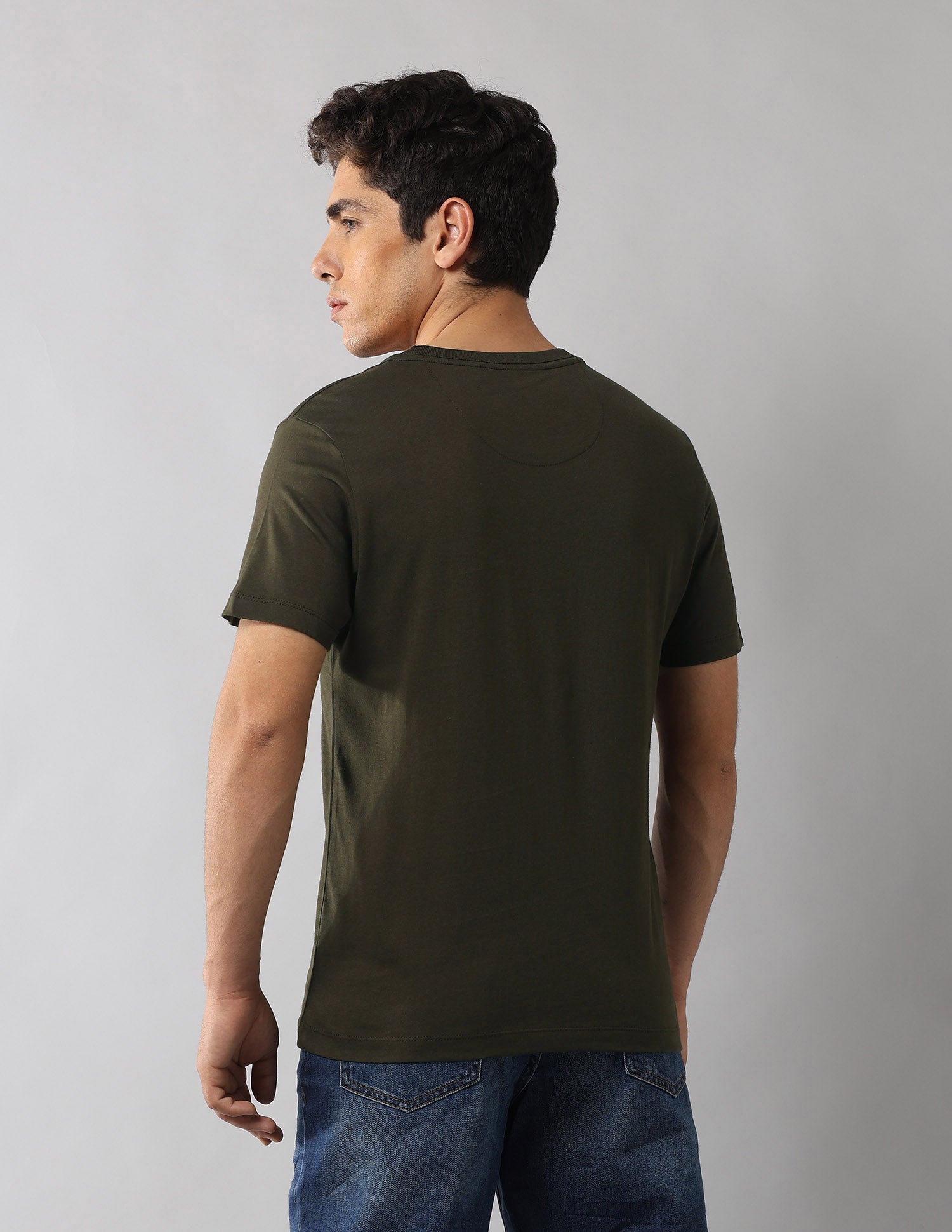 Muscle Fit Americana T-Shirt Olive - U.S. Polo Assn. India | Large