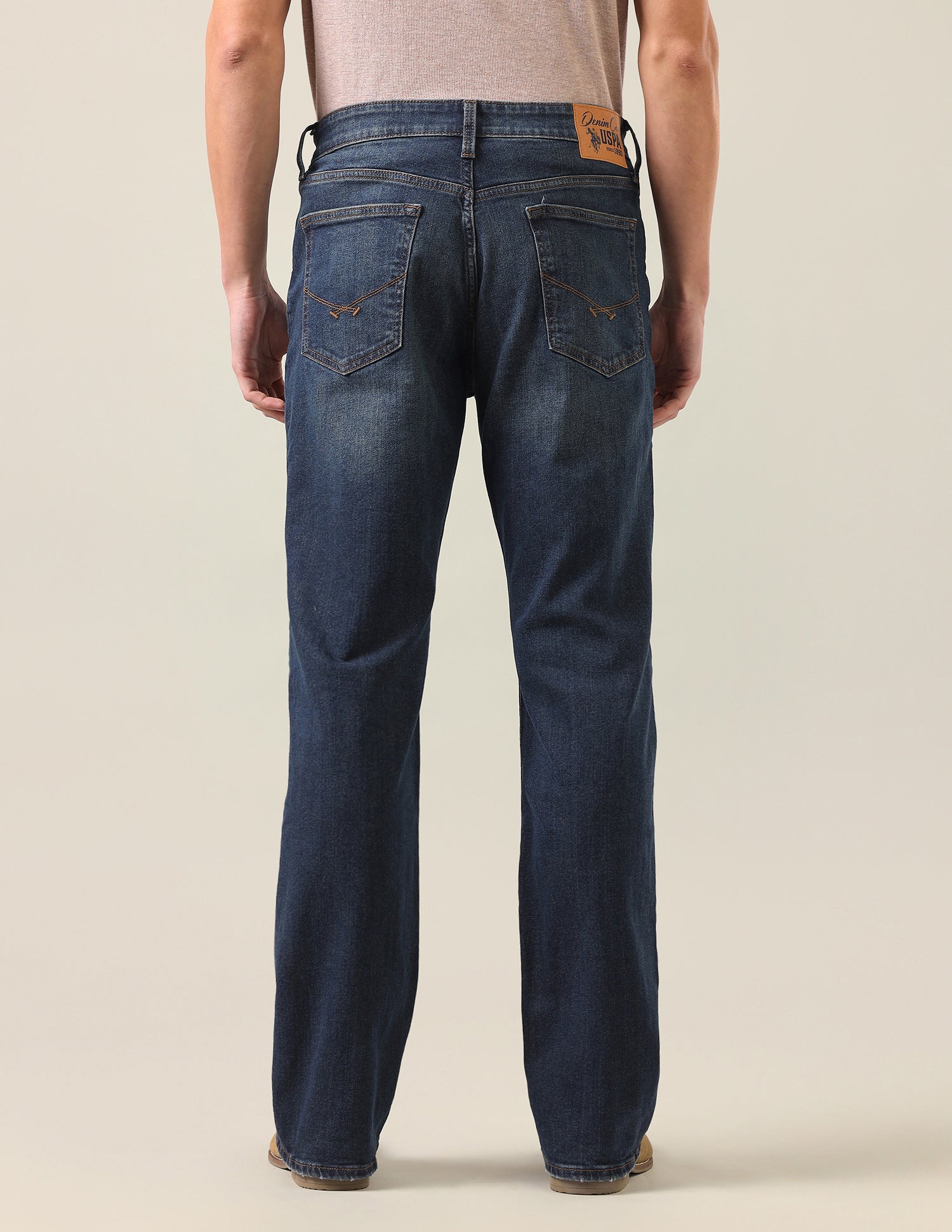 Connor Bootcut Fit Blue Jeans Dark Blue - U.S. Polo Assn. India | Large
