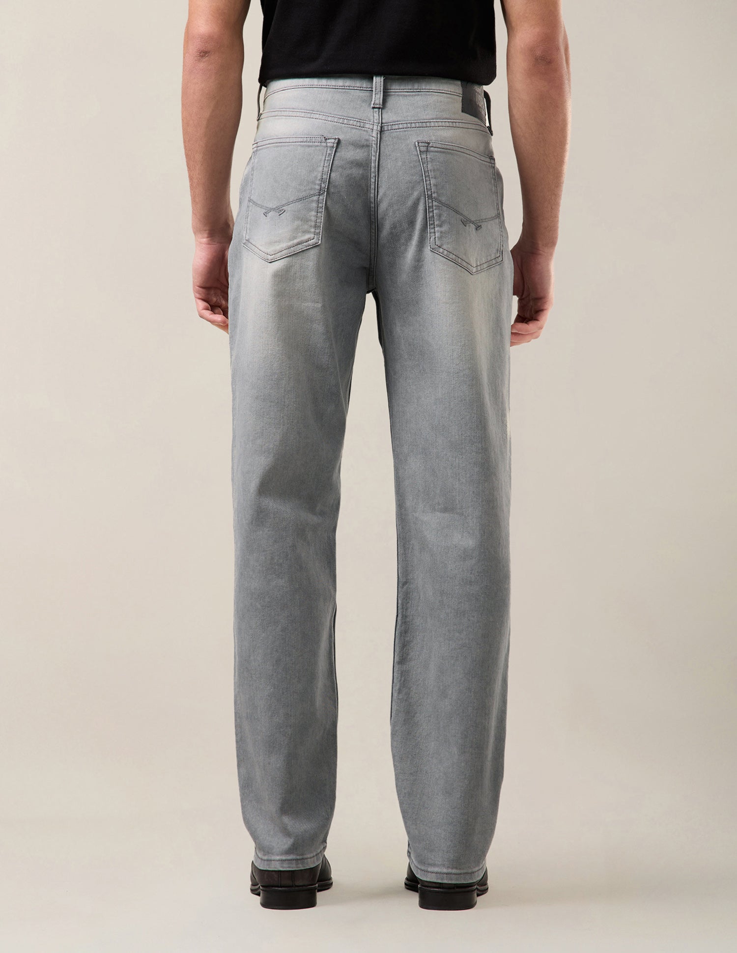 Shawn Relaxed Fit Grey Jeans Grey - U.S. Polo Assn. India | Large