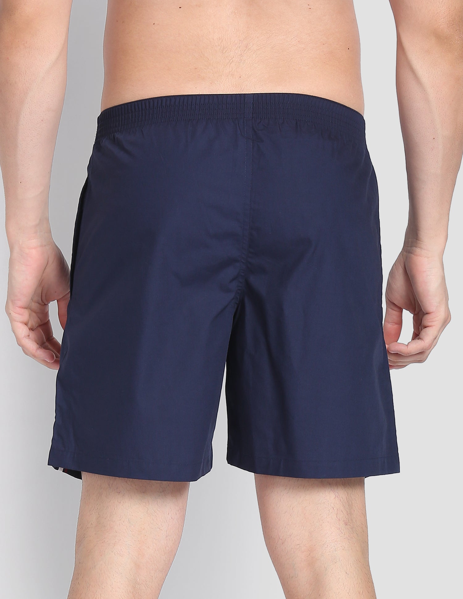 Brand Stripe Dual Pocket IYAX Boxers - Pack Of 1 Navy - U.S. POLO ASSN. | Large