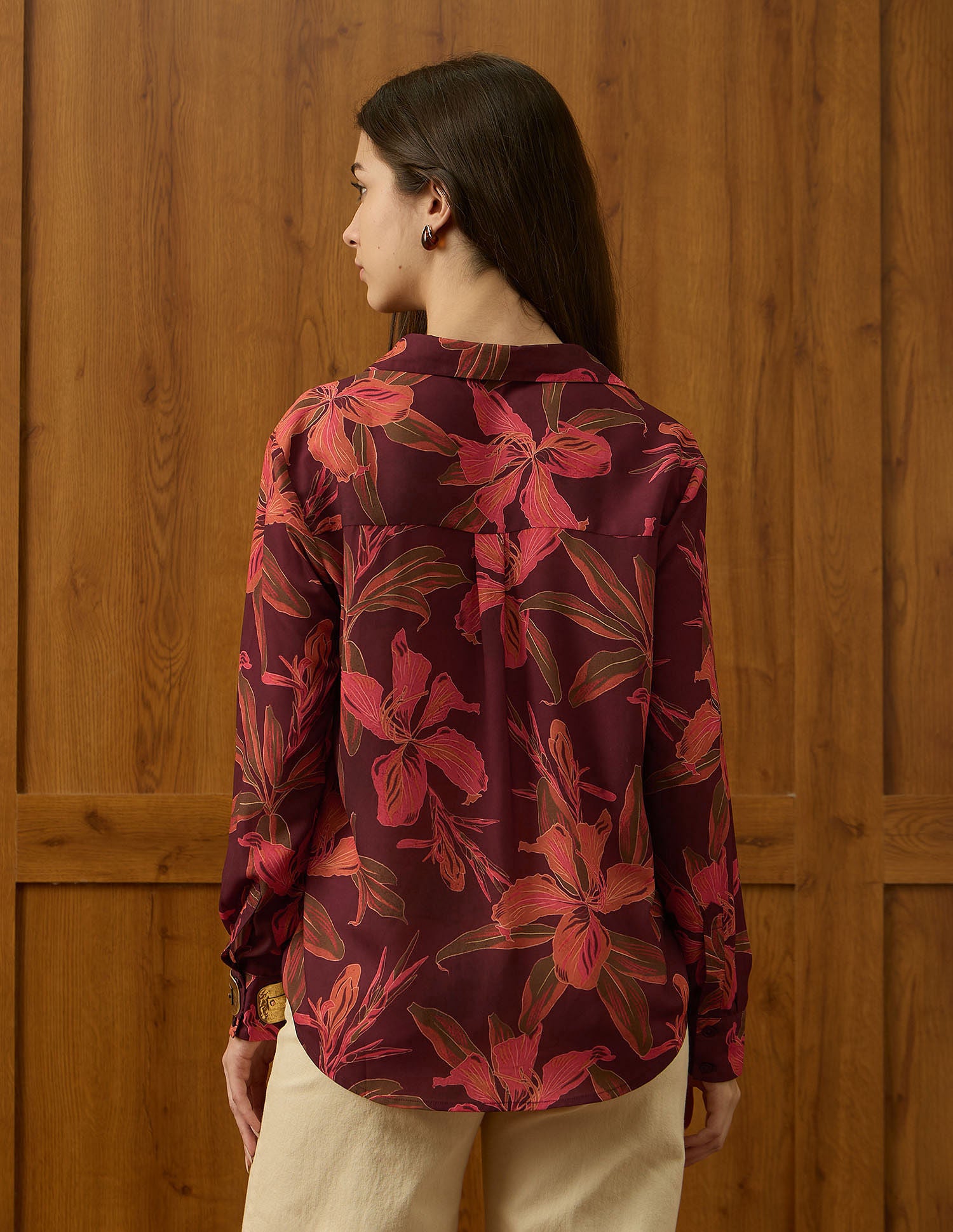 Floral Printed Relaxed Fit Shirt Multi-colour - U.S. POLO ASSN. | Large