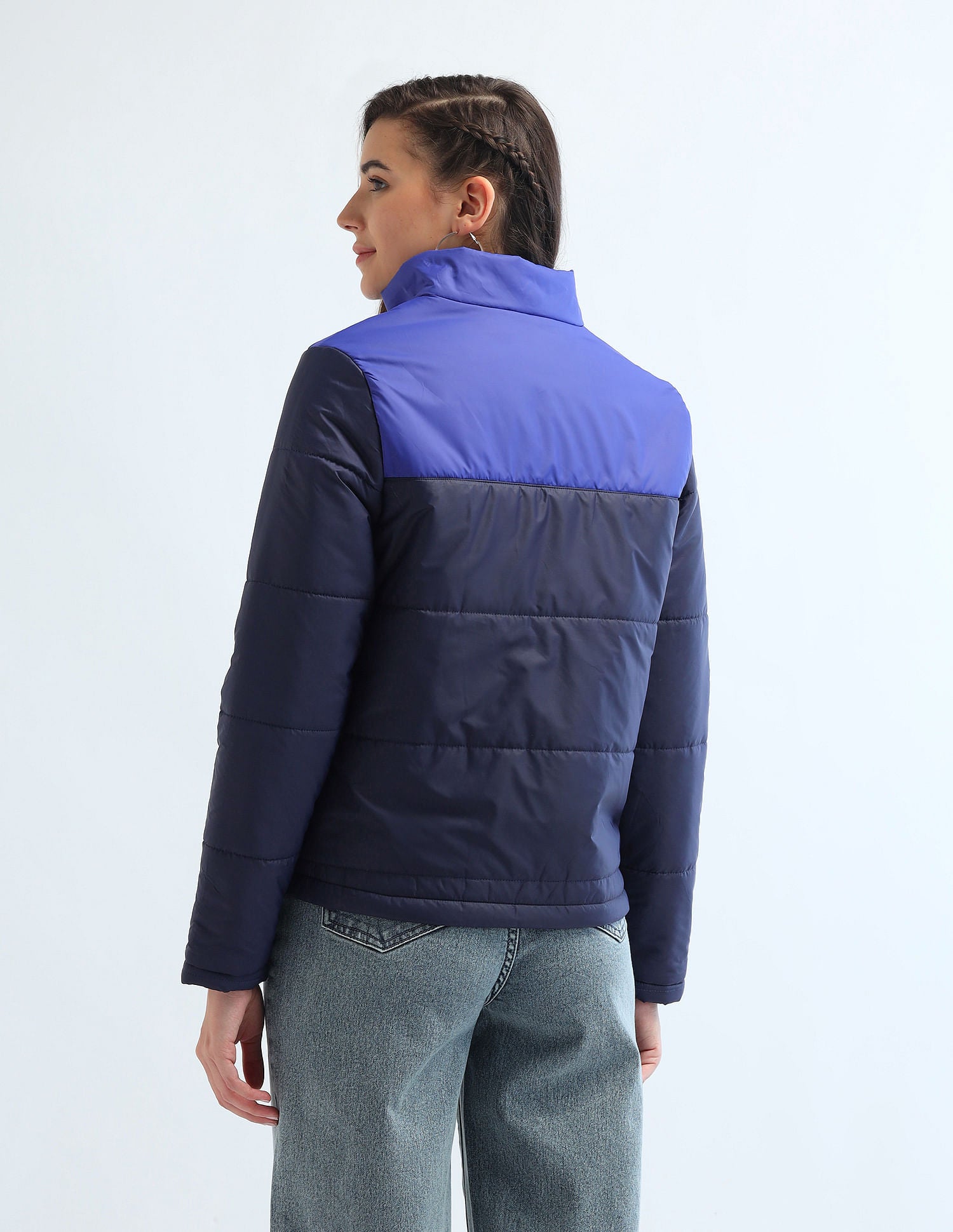 Color Blocked Puffer Jacket Multi - U.S. POLO ASSN. | Large