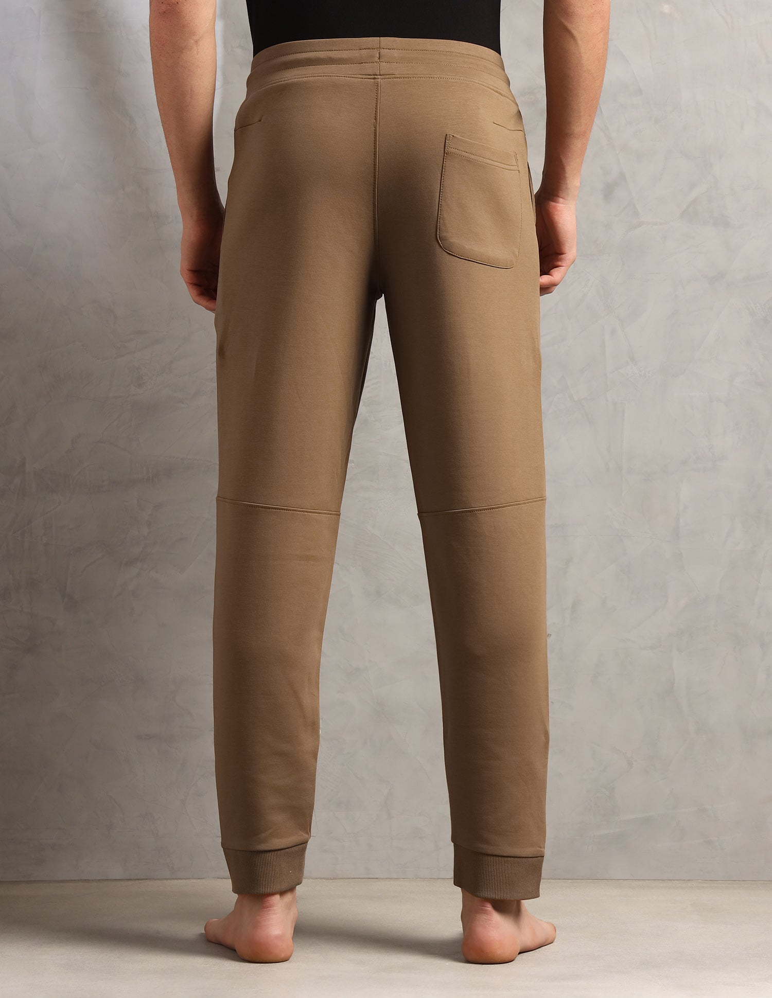Breathable Mid Rise PJ001-PL Lounge Joggers - Pack Of 1 Malt Ball - U.S. Polo Assn. India | Large