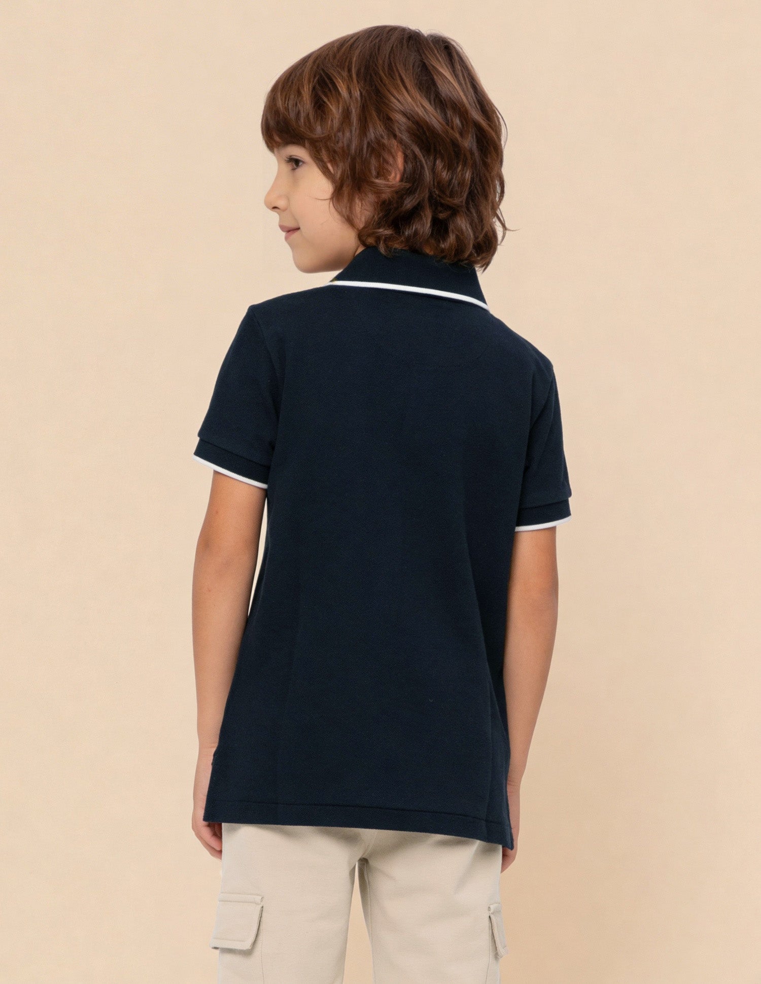 Graphic Printed Regular Fit Polo Shirt Navy - U.S. Polo Assn. India | Large