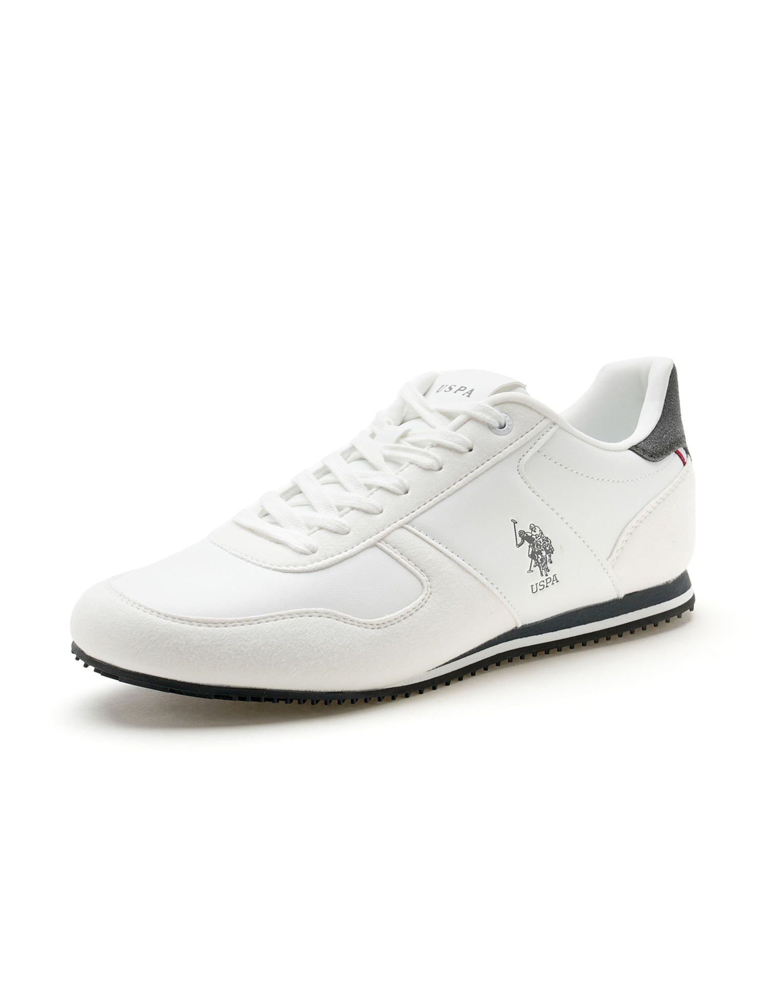 Men Sorrento White Retro Sneakers White - U.S. Polo Assn. India | Large
