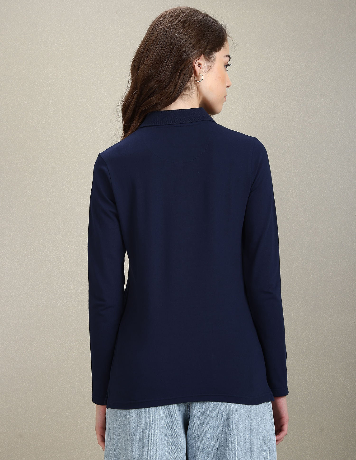 Gold Crest Slim Polo Shirt Navy - U.S. POLO ASSN. | Large