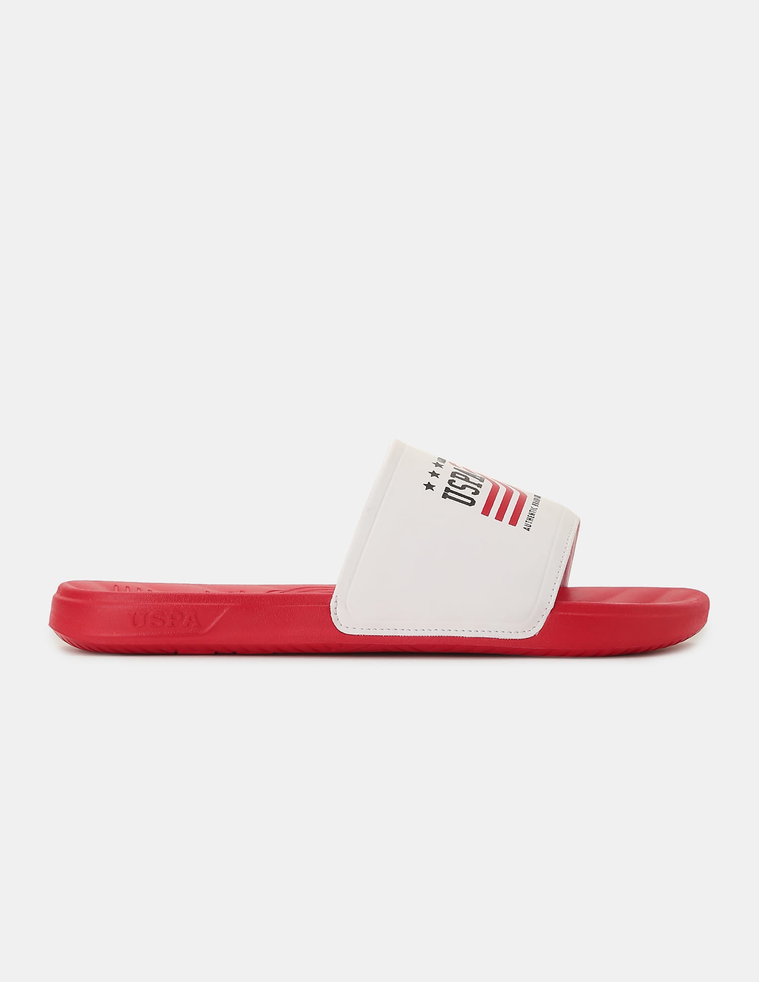 Men Axer Open Toe Slippers Red - U.S. Polo Assn. India | Large