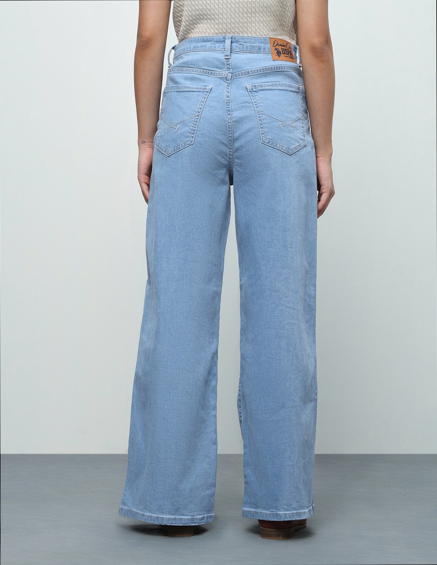 Baggy Fit Blue Jeans Light Blue - U.S. Polo Assn. India | Large