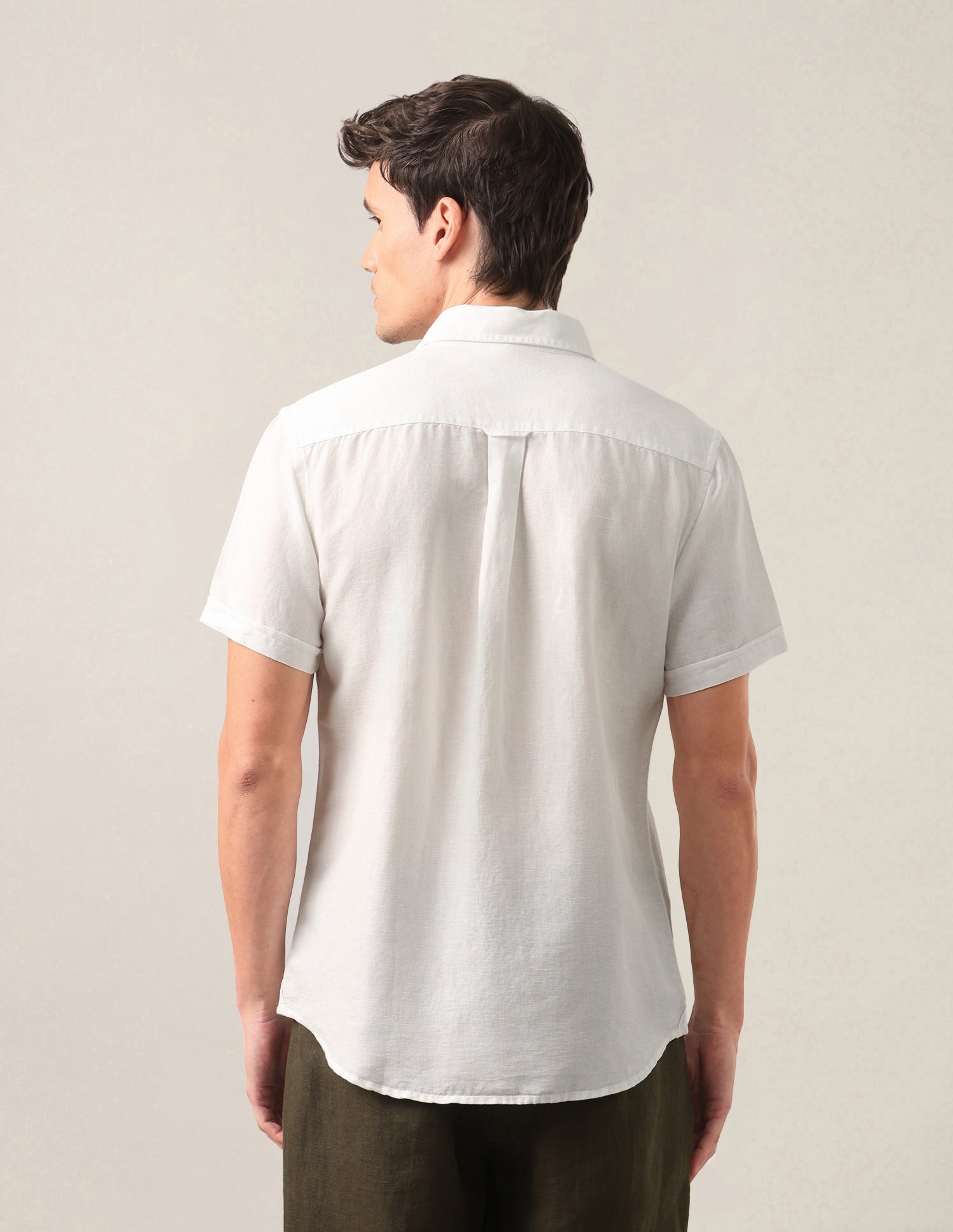 Solid Regular Fit Shirt White - U.S. Polo Assn. India | Large