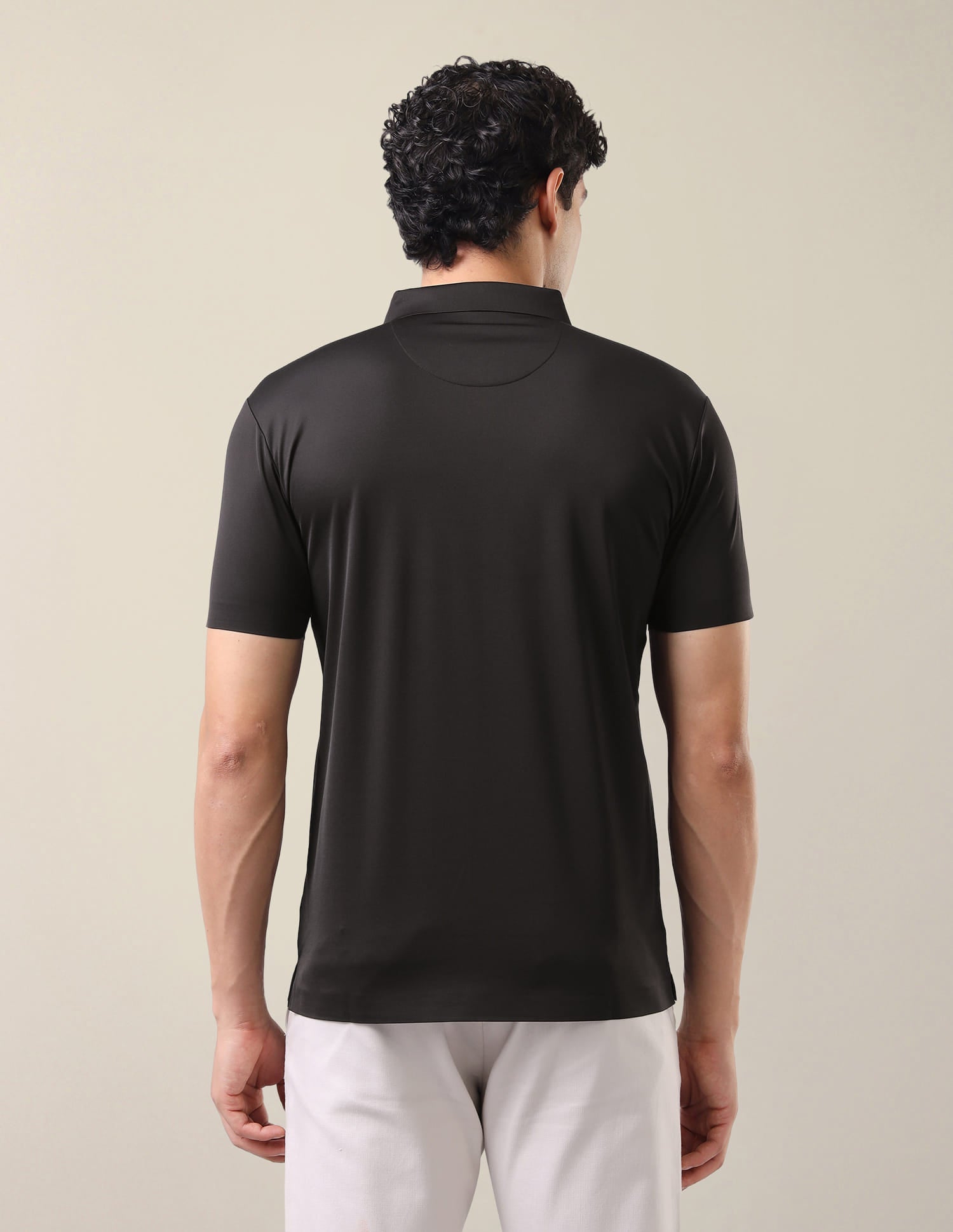 Solid Slim Fit Polo Shirt Dark Brown - U.S. Polo Assn. India | Large