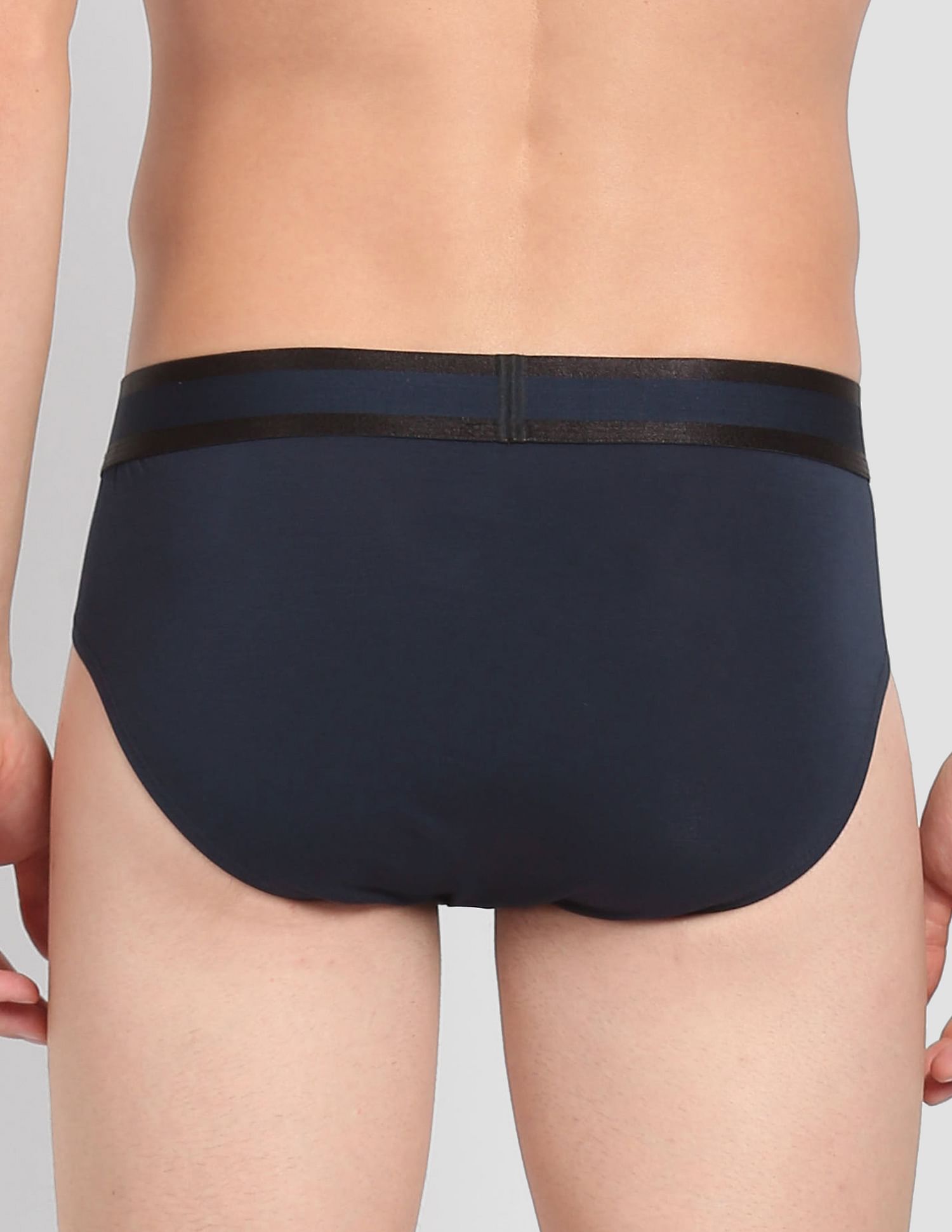 Mid Rise Solid PB001 Premium Briefs - Pack Of 1 Navy - U.S. POLO ASSN. | Large