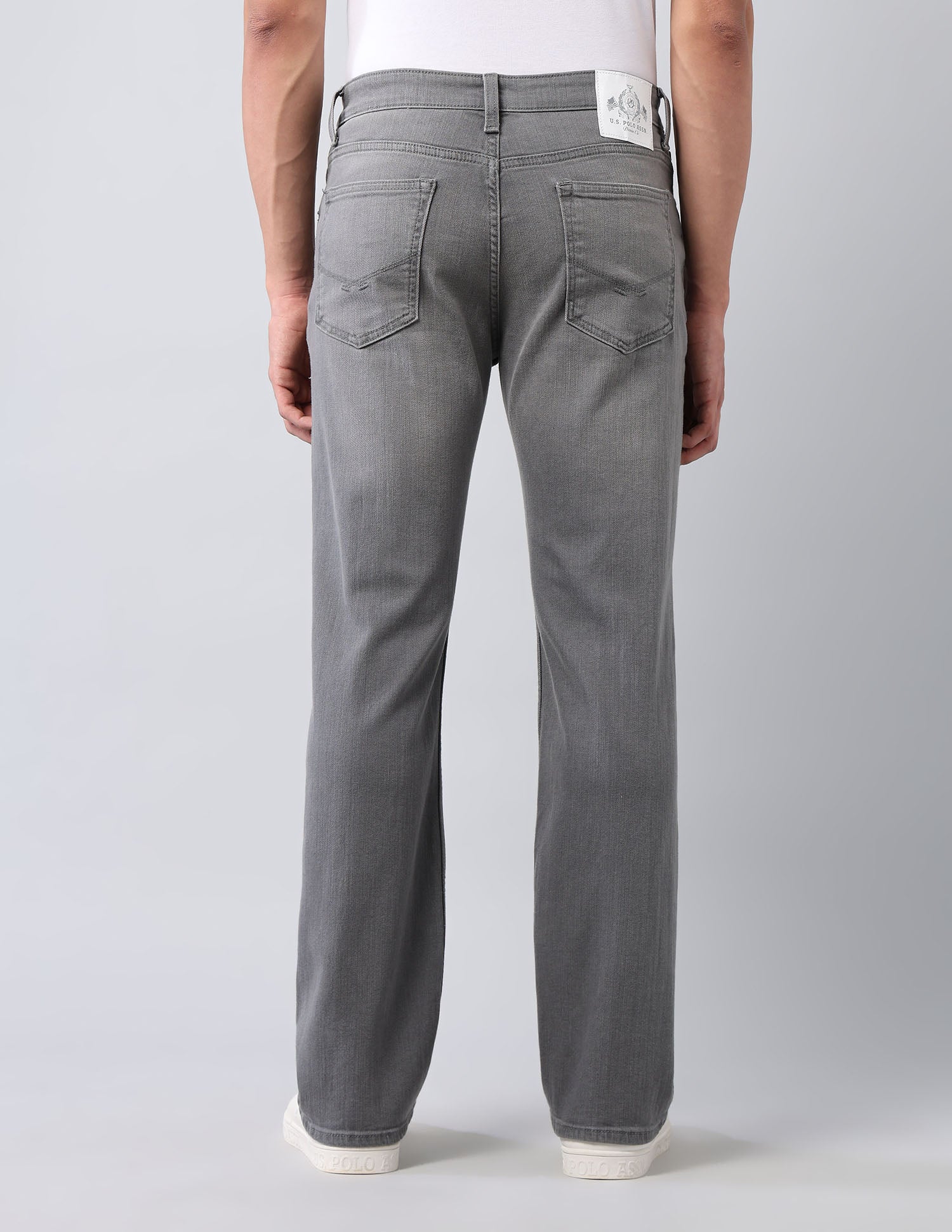 Connor Bootcut Grey Jeans Light Grey - U.S. Polo Assn. India | Large