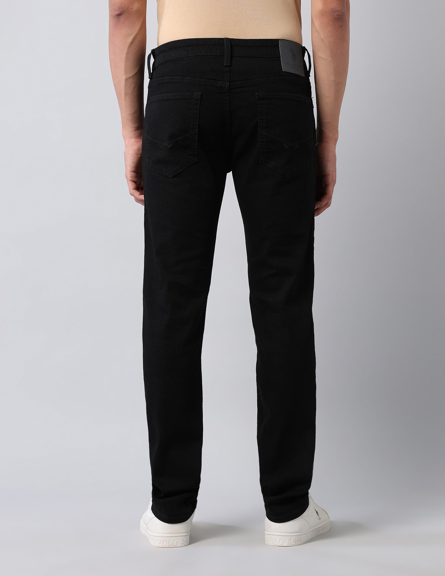 Brandon Slim Tapered Fit Black Jeans Black - U.S. POLO ASSN. | Large