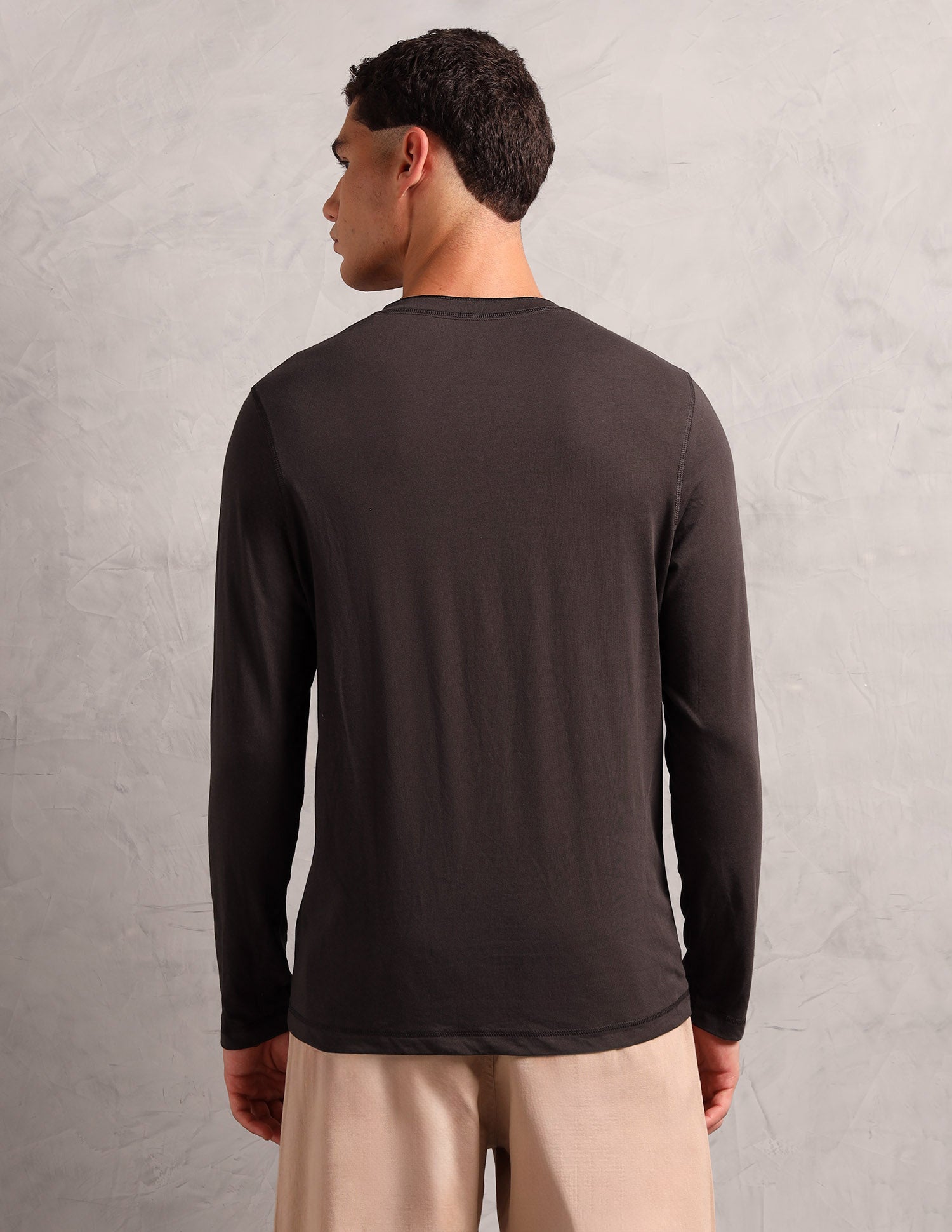 Pure Cotton I694 Lounge Henley T-Shirt - Pack Of 1 Choco - U.S. POLO ASSN. | Large