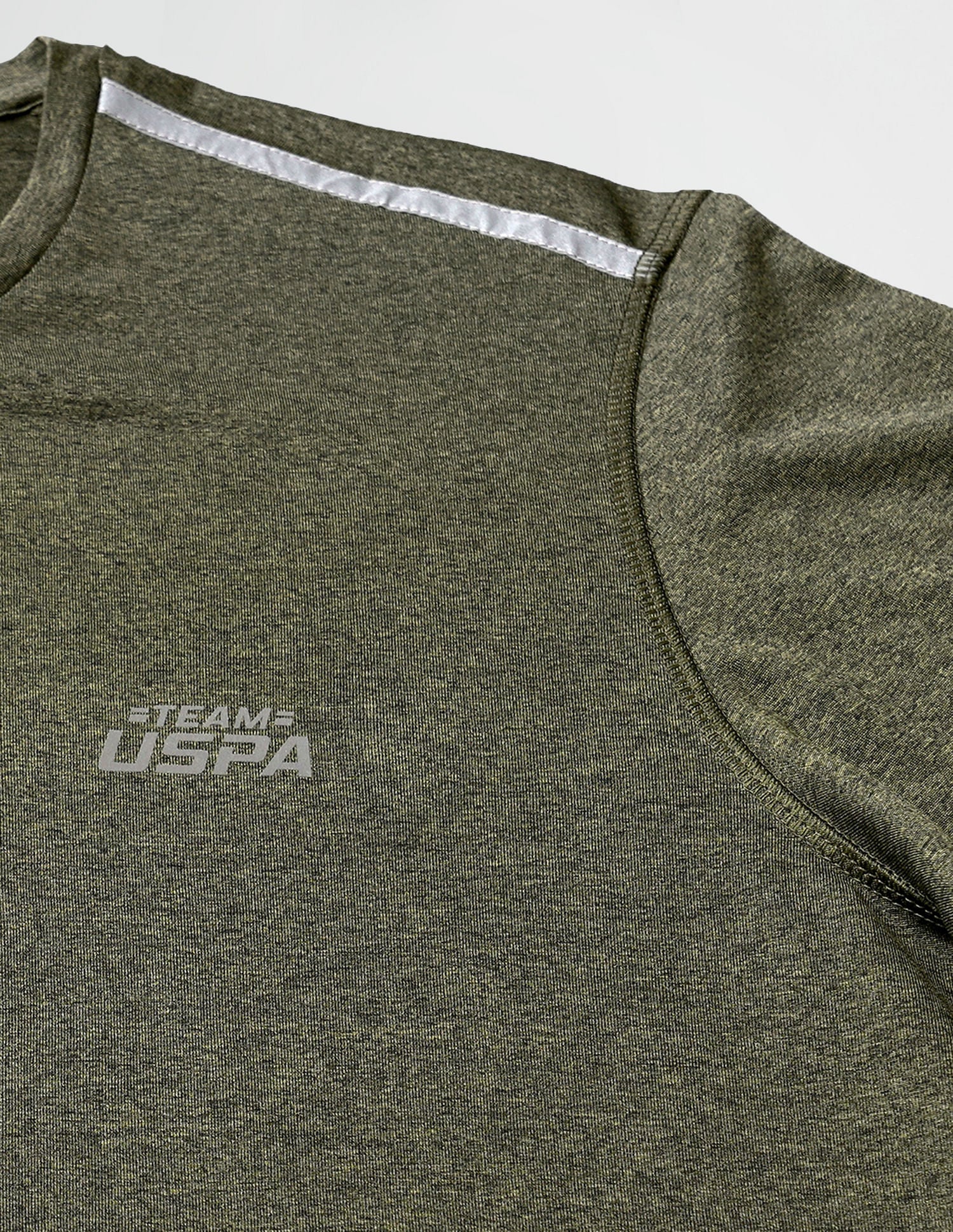 Reflective Logo Crew Neck I712 Lounge T-Shirt - Pack Of 1 Olive - U.S. POLO ASSN. | Large