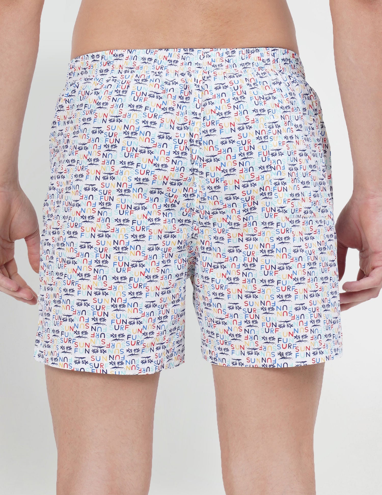 Back Pocket All Over Print IYAC Boxers - Pack Of 1 Ivory - U.S. POLO ASSN. | Large