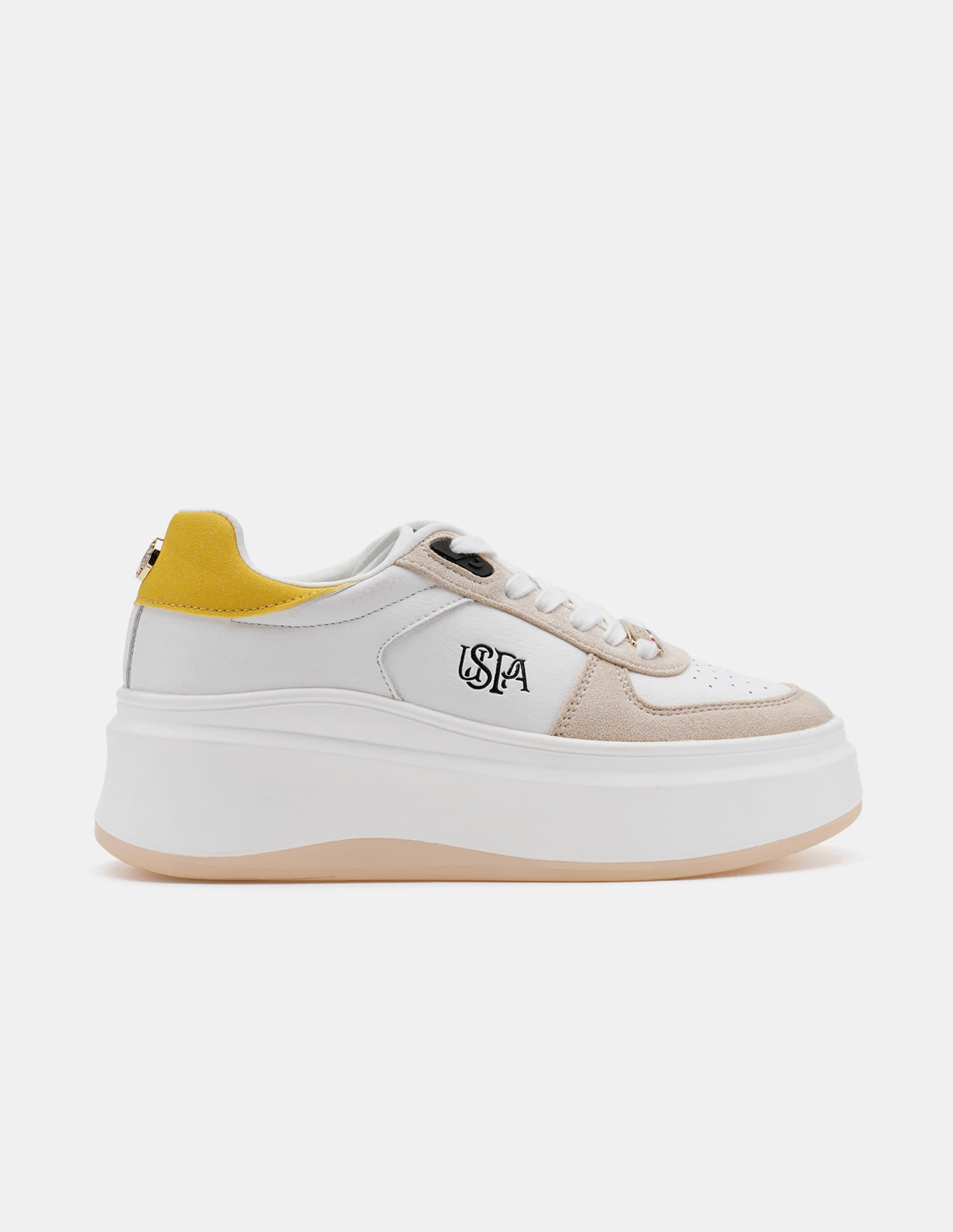 Women Ariella Low Top Sneakers Off White - U.S. Polo Assn. India | Large