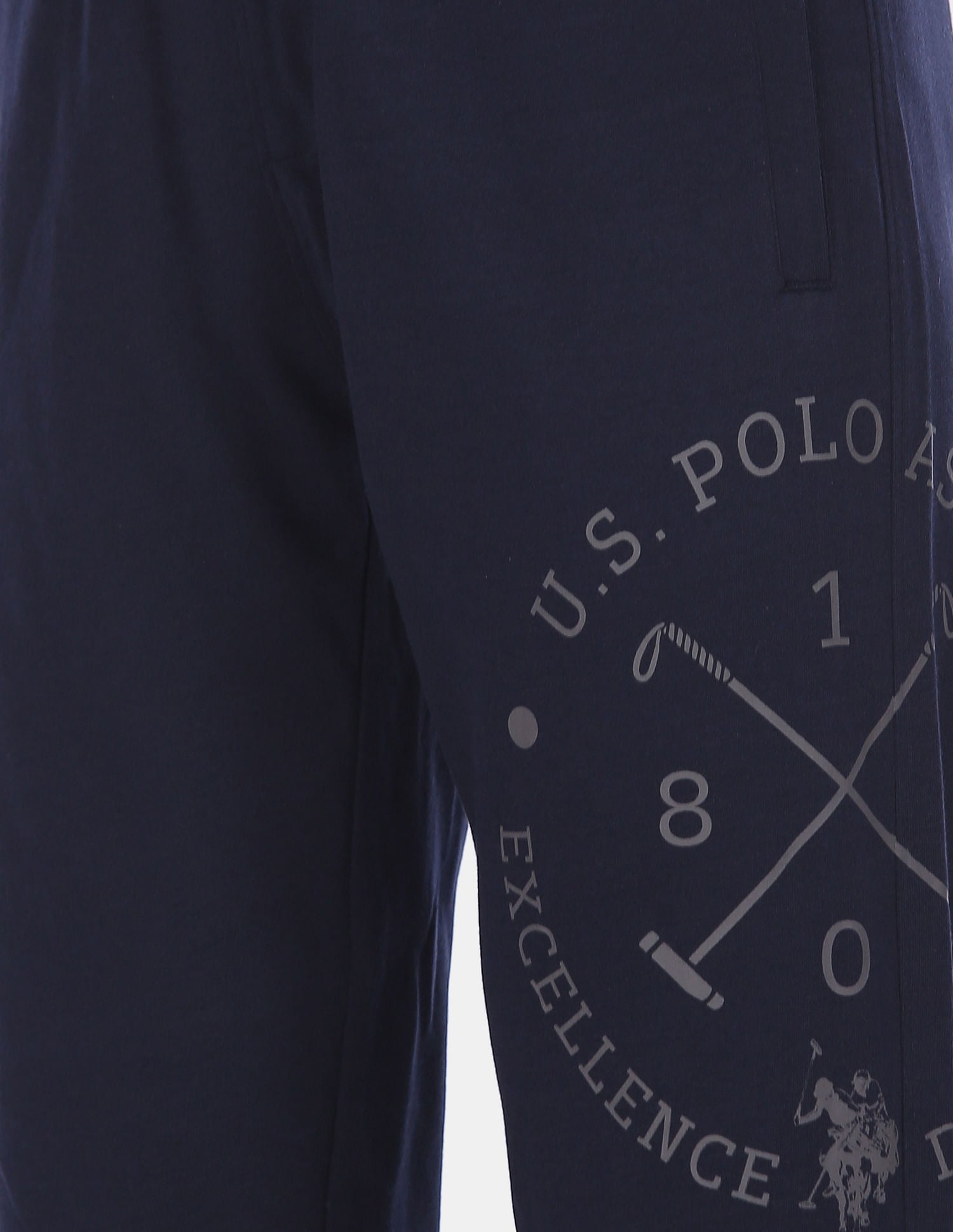 Tri Blend Solid I680 Joggers - Pack Of 1 Navy - U.S. POLO ASSN. | Large