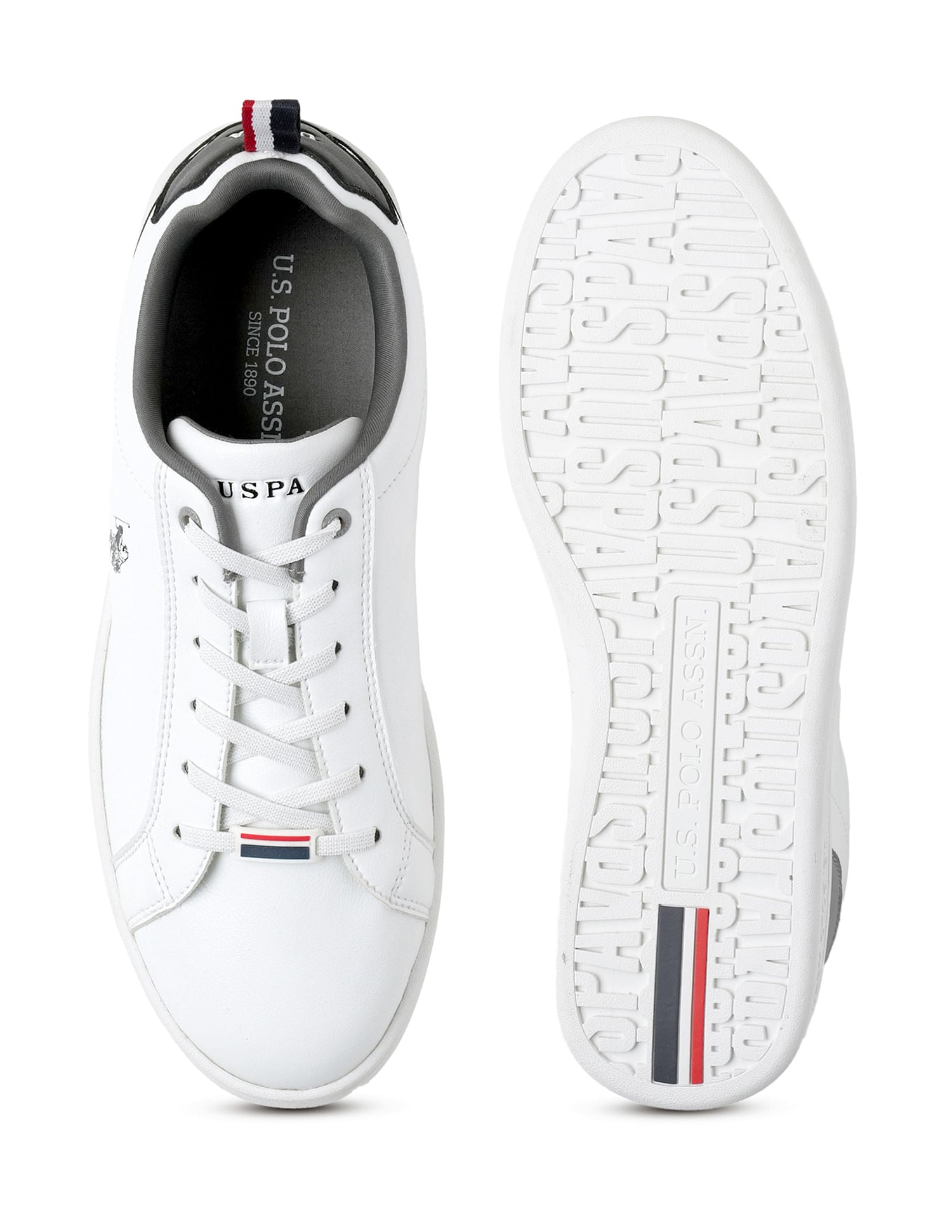 Men Stefan White All Day Sneakers White - U.S. Polo Assn. India | Large