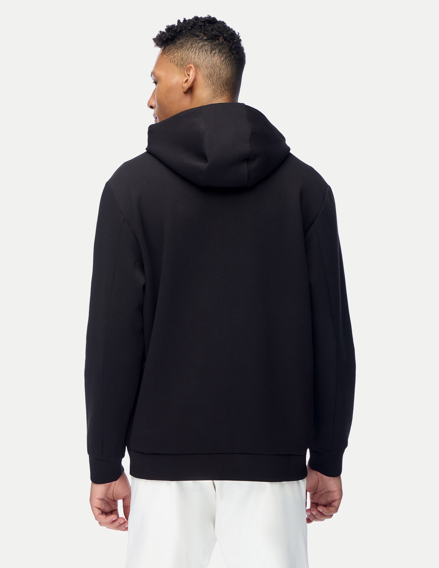 Solid Active Zipper Sweatshirt Black - U.S. Polo Assn. India | Large