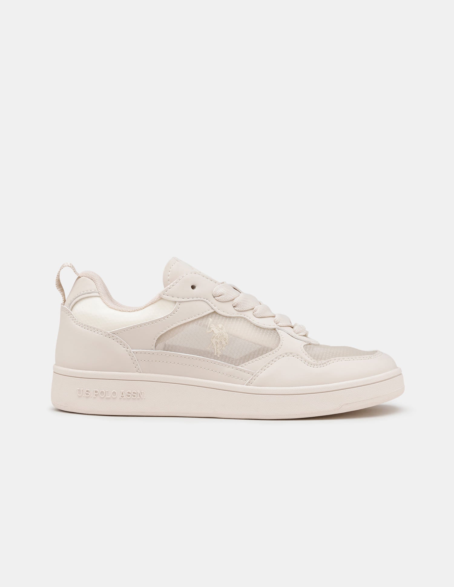 Zira Beige Sneakers Shoes Beige - U.S. Polo Assn. India | Large