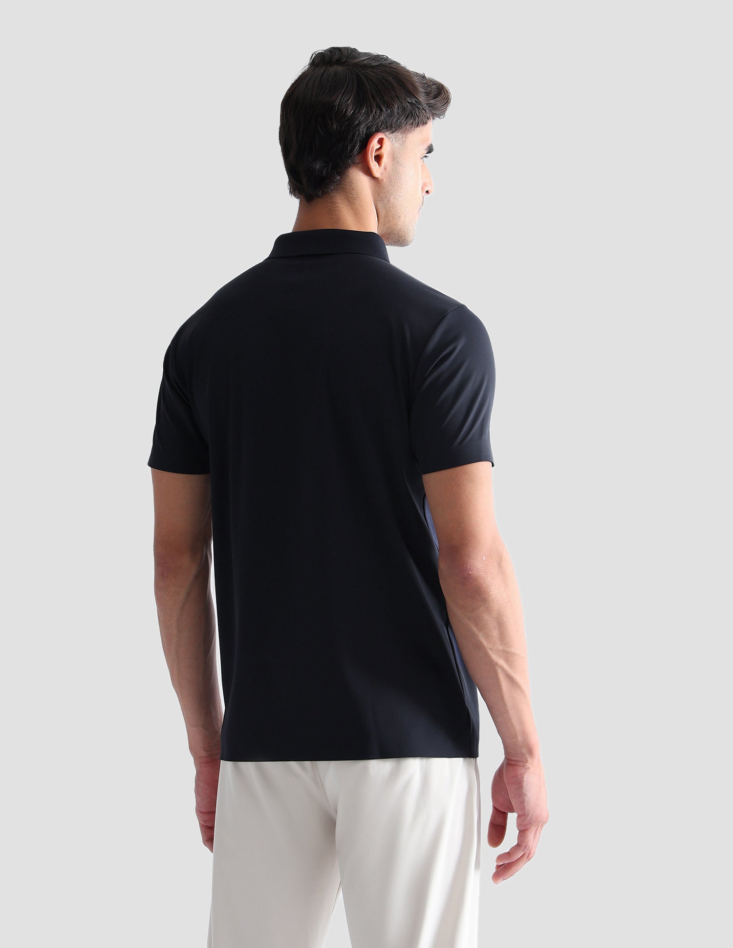 Solid Regular Fit Active Polo Shirt Navy - U.S. POLO ASSN. | Large