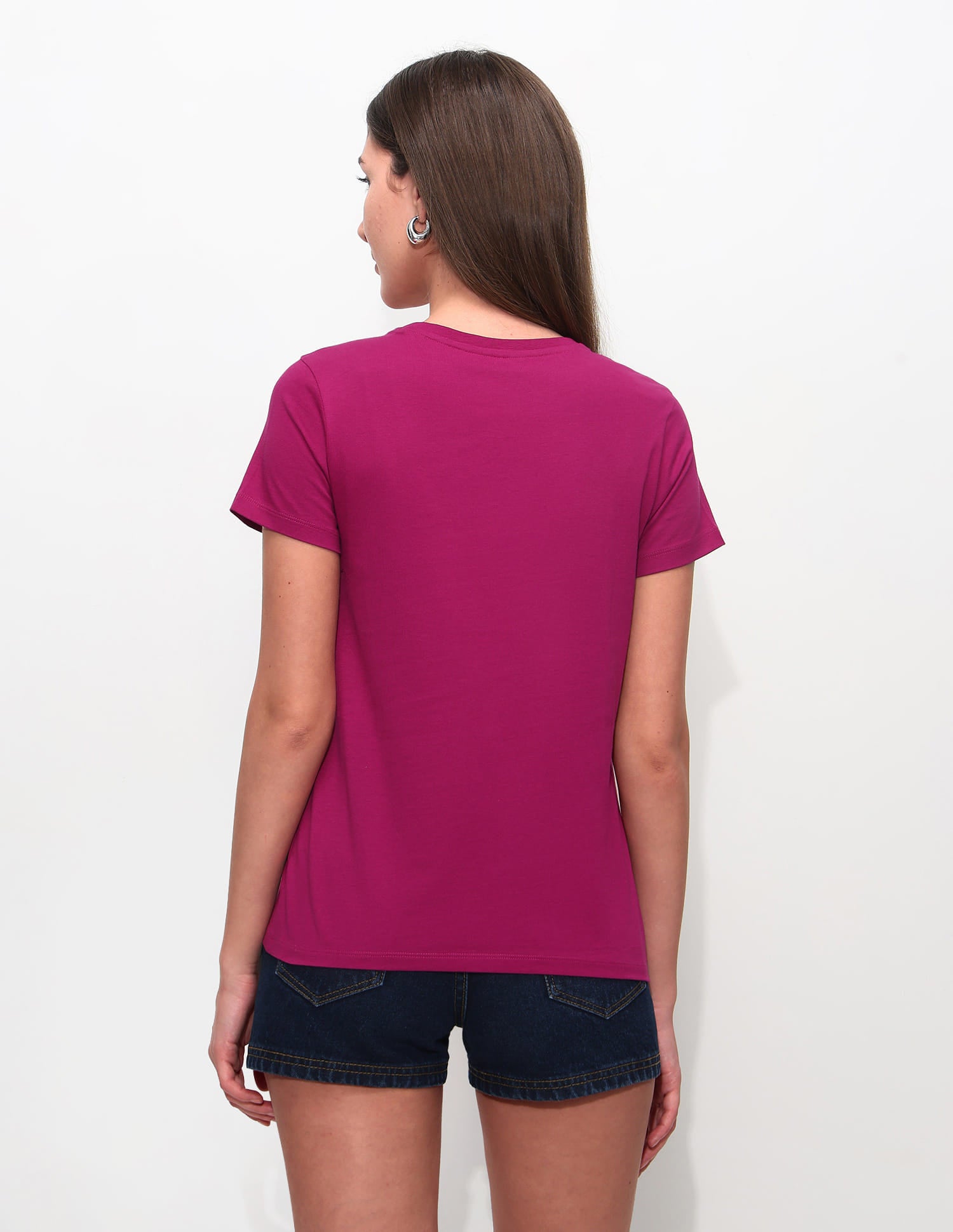 Regular Fit Brand Printed T-Shirt Purple - U.S. Polo Assn. India | Large