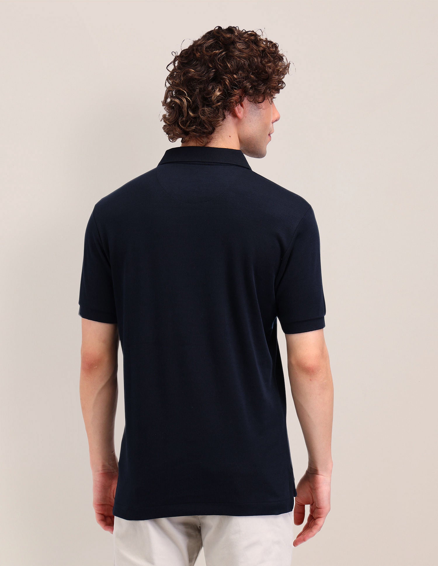 Printed Slim Fit Polo Shirt Blue - U.S. POLO ASSN. | Large