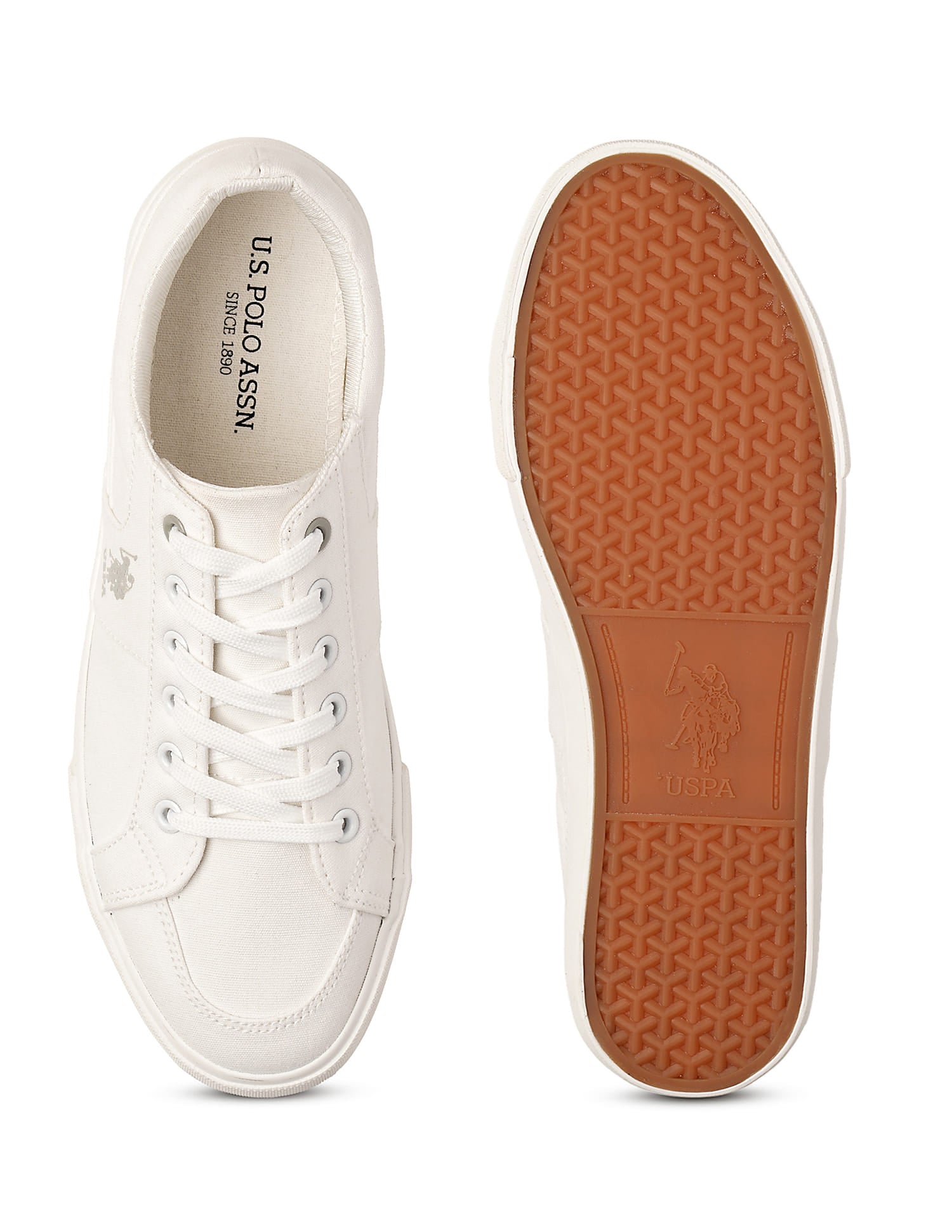 Men Clarkin 10.0 Colourblocked Sneakers White - U.S. Polo Assn. India | Large