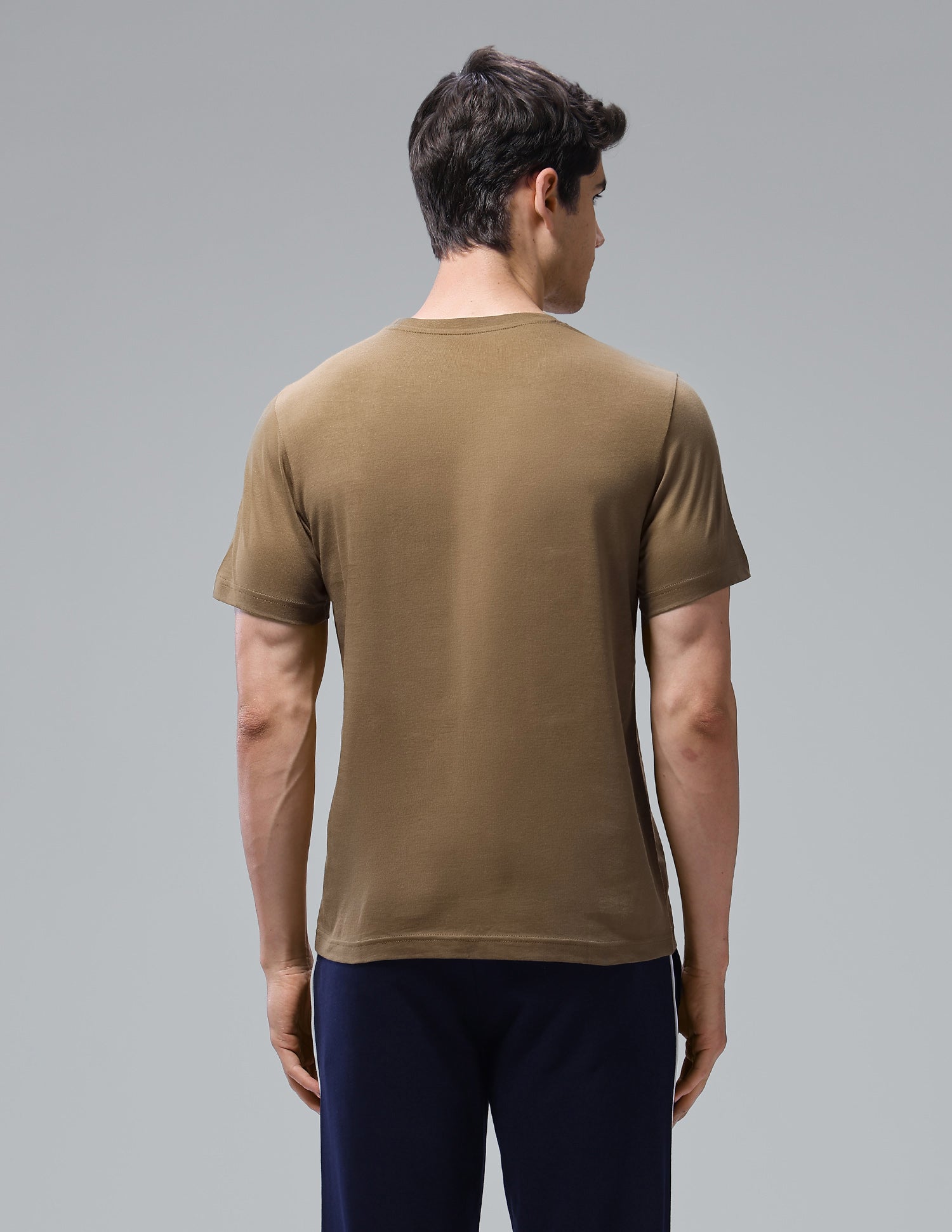 Solid Regular Fit Loungewear T-Shirt Butternut - U.S. Polo Assn. India | Large