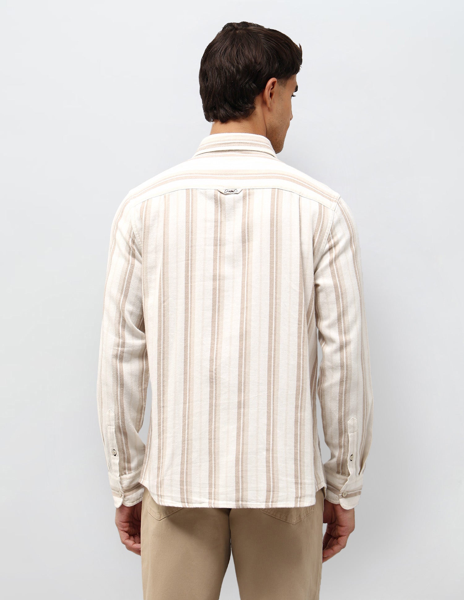 Slim Fit Twill shirt Beige - U.S. POLO ASSN. | Large