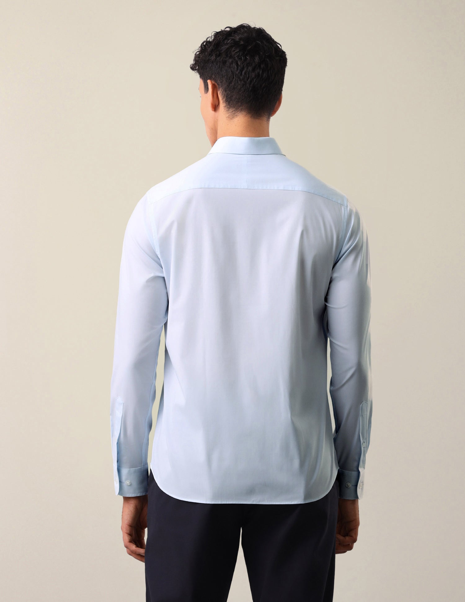Solid Tailored Fit Shirt Light Blue - U.S. Polo Assn. India | Large